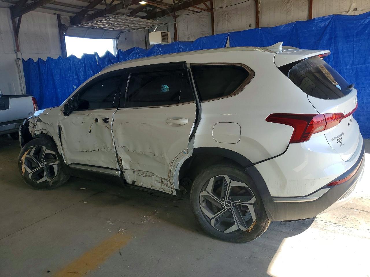2022 Hyundai Santa Fe Sel White vin: 5NMS2DAJ9NH390038