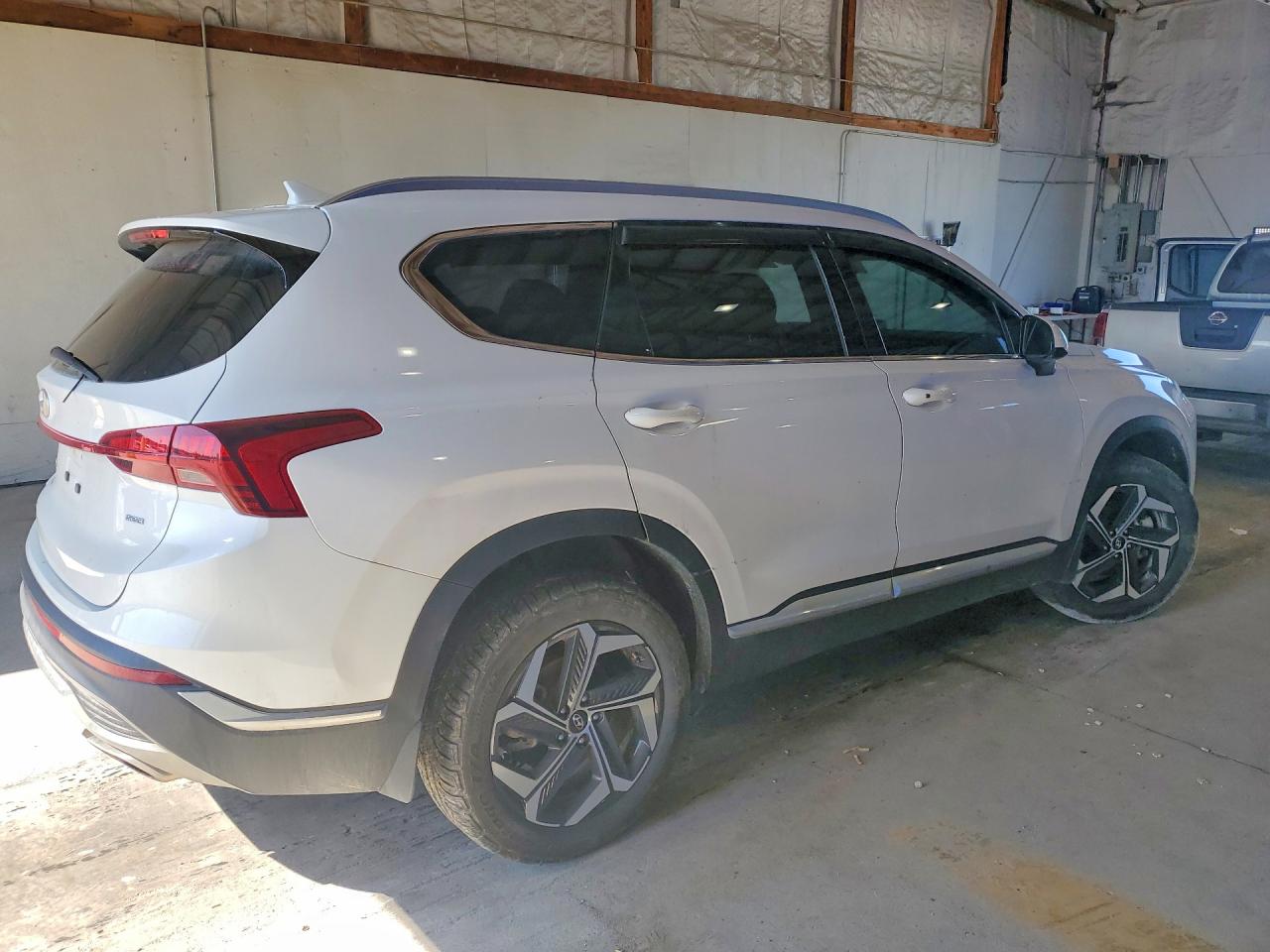 2022 Hyundai Santa Fe Sel White vin: 5NMS2DAJ9NH390038