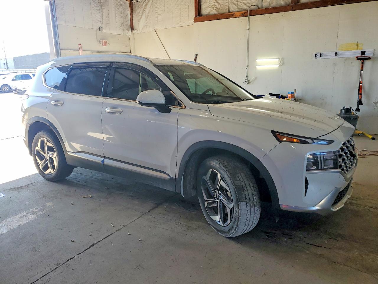 2022 Hyundai Santa Fe Sel White vin: 5NMS2DAJ9NH390038