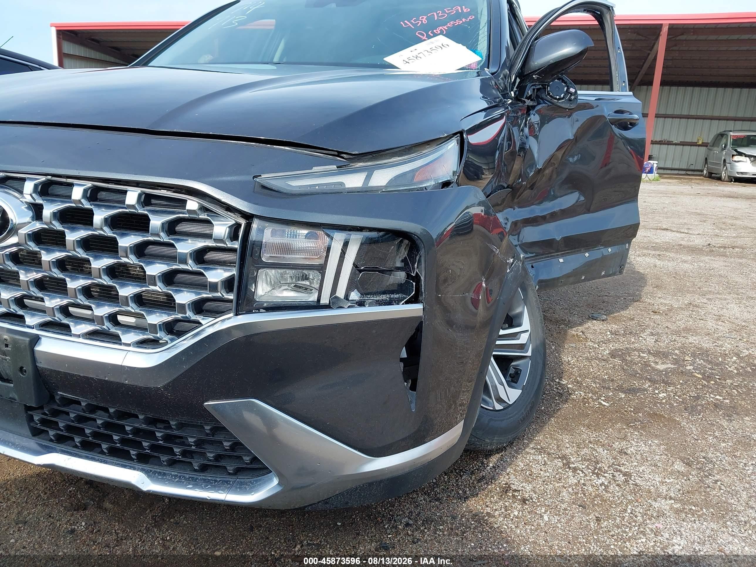 2022 Hyundai Santa Fe Sel Gray vin: 5NMS2DAJ9NH450674