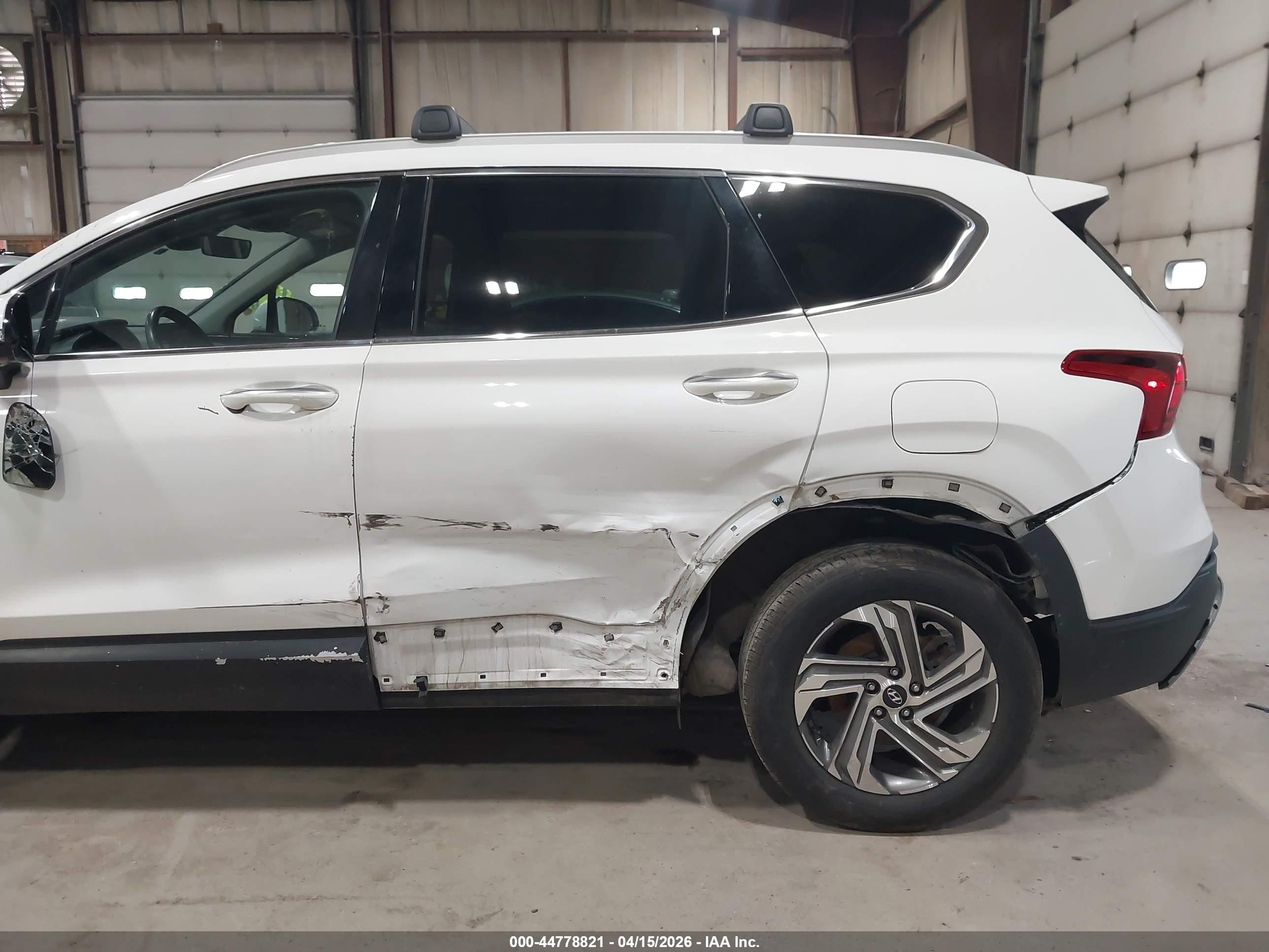 2023 Hyundai Santa Fe Sel White vin: 5NMS2DAJXPH600780