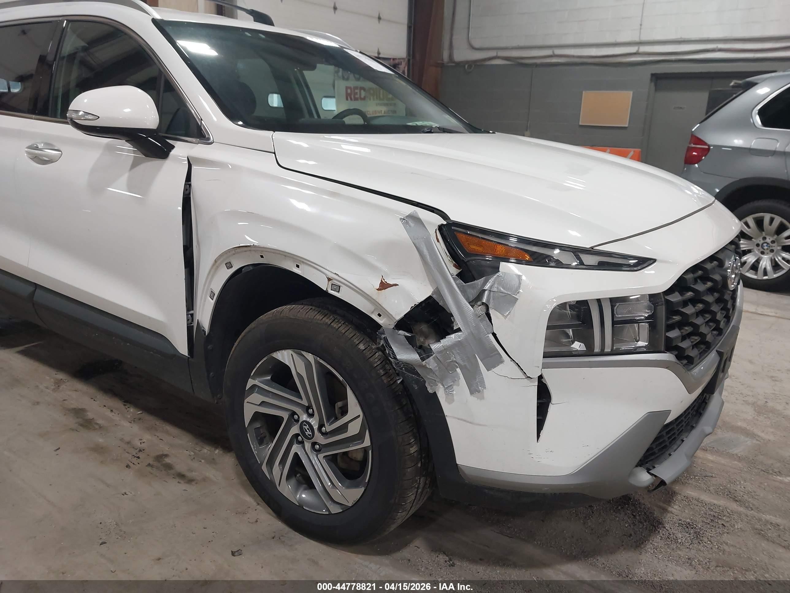 2023 Hyundai Santa Fe Sel White vin: 5NMS2DAJXPH600780