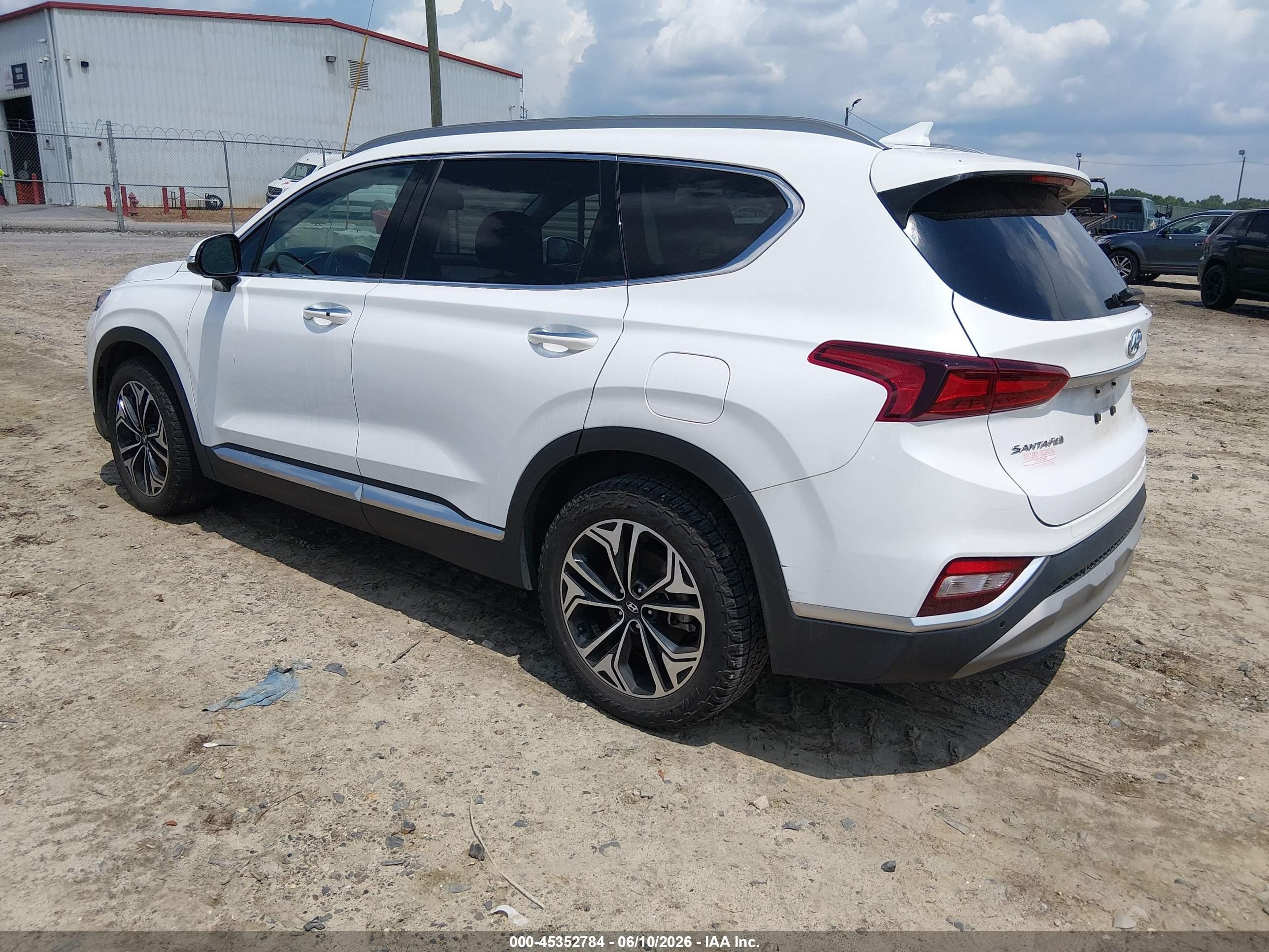 2020 Hyundai Santa Fe Sel 2.0t White vin: 5NMS33AAXLH188152