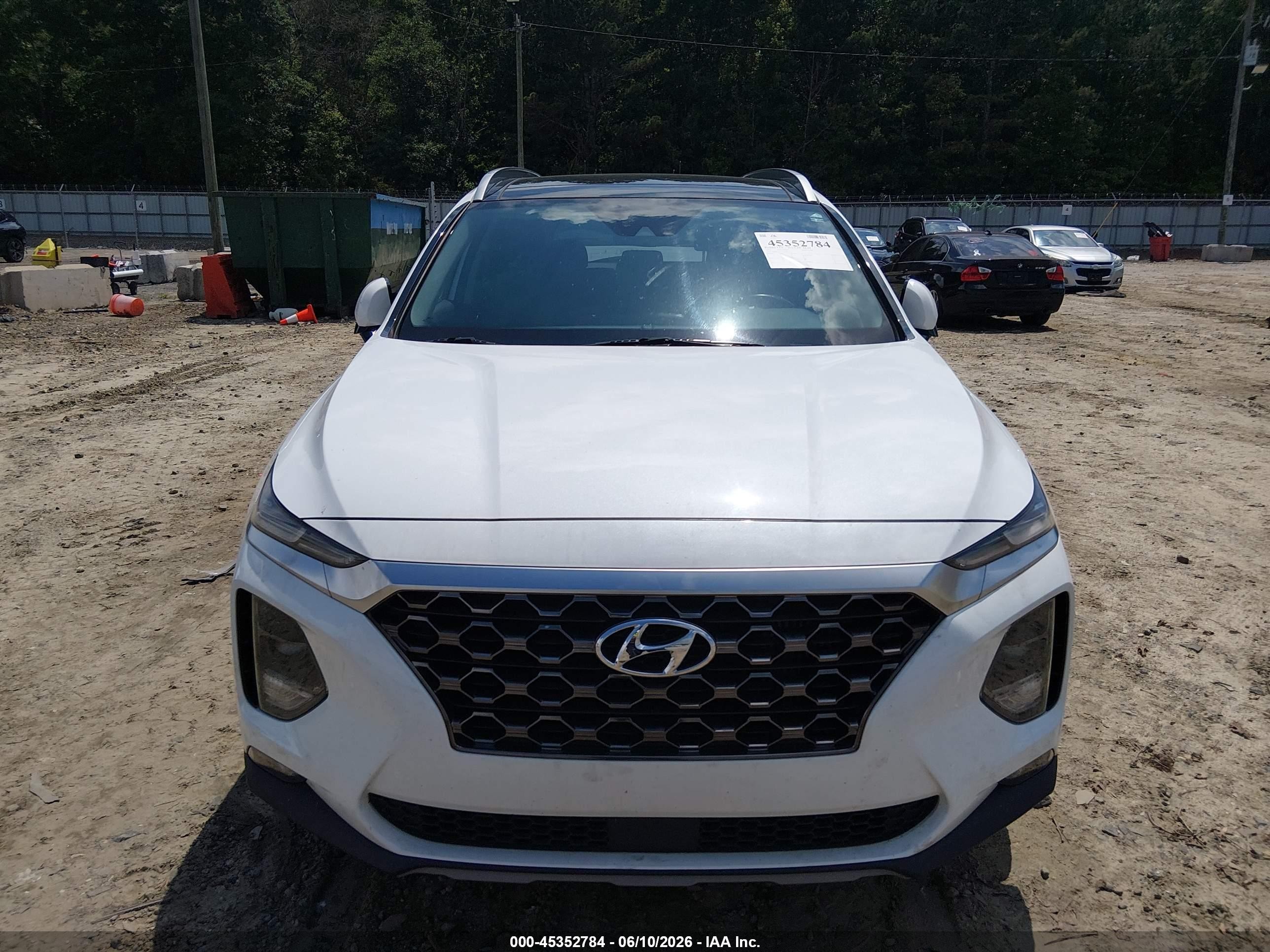 2020 Hyundai Santa Fe Sel 2.0t White vin: 5NMS33AAXLH188152