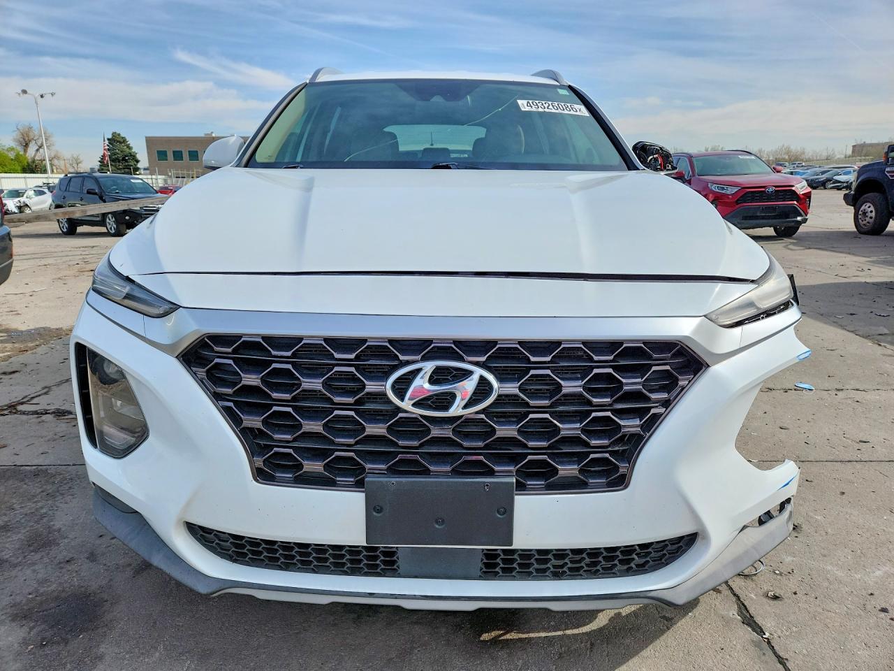 2019 Hyundai Santa Fe Sel Plus 2.4l Белый vin: 5NMS33AD0KH072127