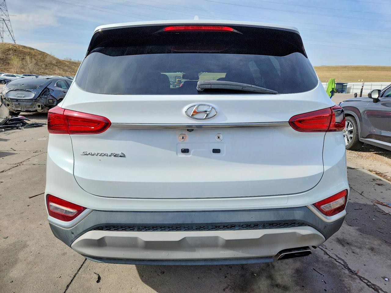 2019 Hyundai Santa Fe Sel Plus 2.4l Белый vin: 5NMS33AD0KH072127