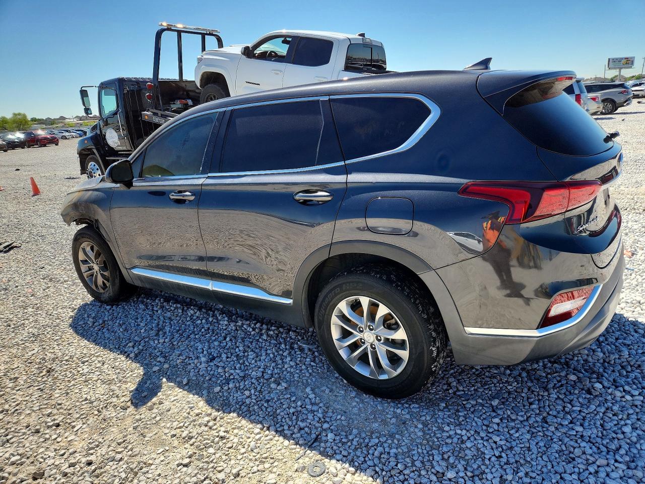 2020 Hyundai Santa Fe Sel Черный vin: 5NMS33AD0LH252774