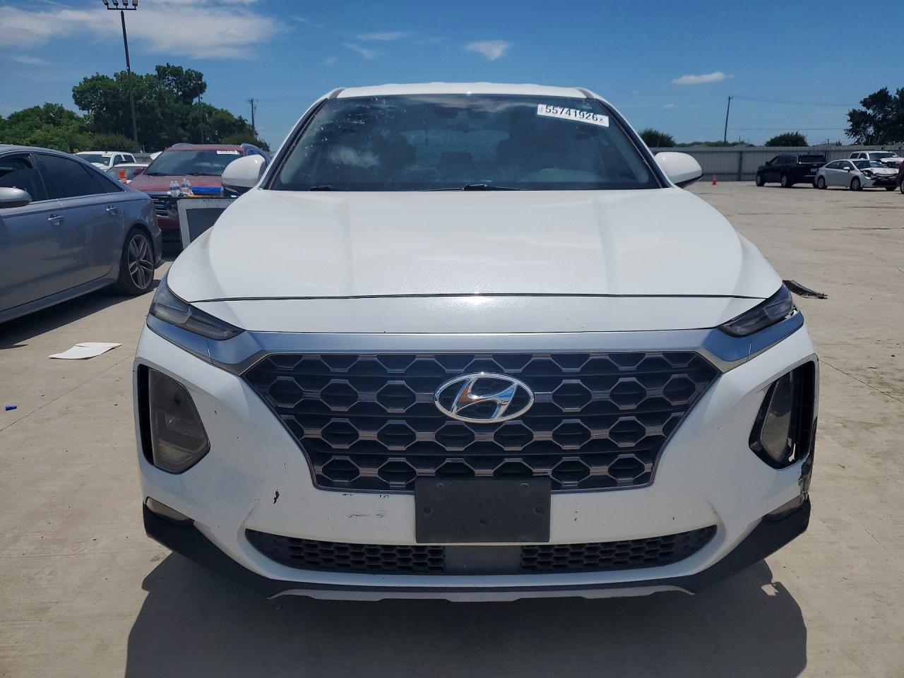2020 Hyundai Santa Fe Sel Белый vin: 5NMS33AD0LH275813