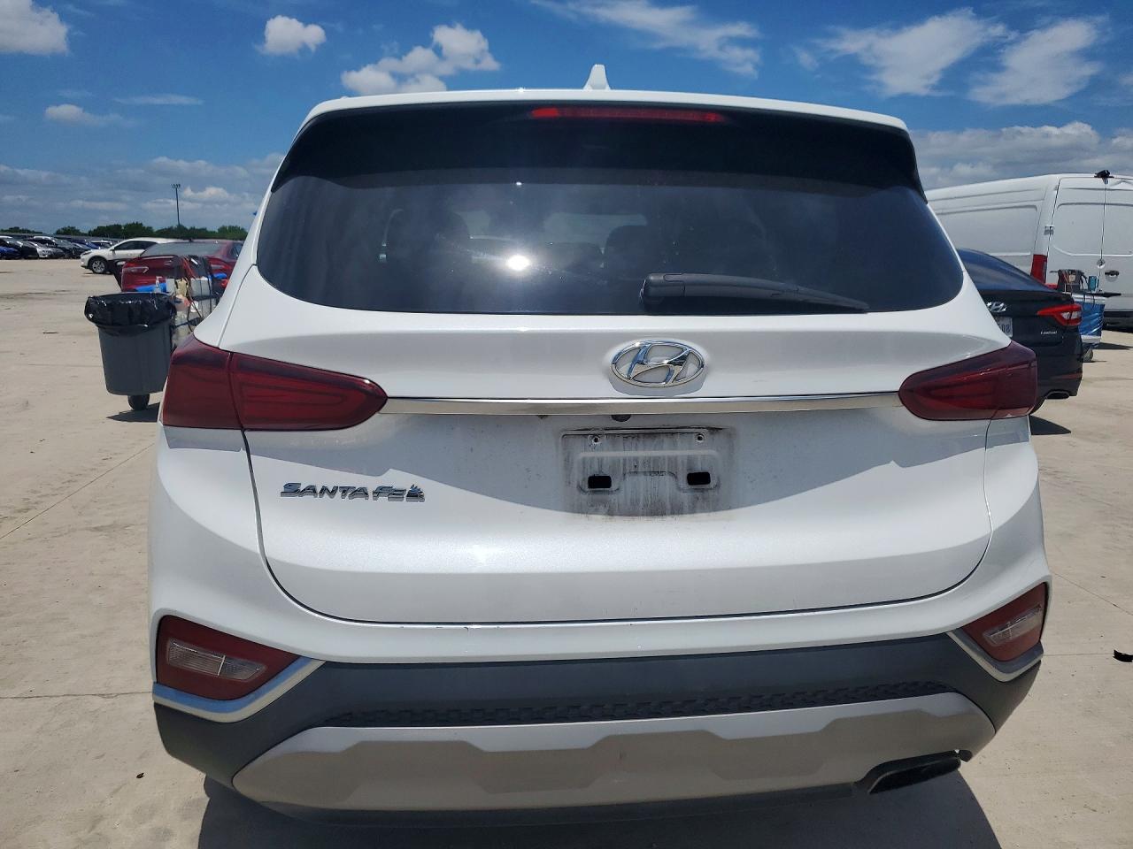 2020 Hyundai Santa Fe Sel Белый vin: 5NMS33AD0LH275813