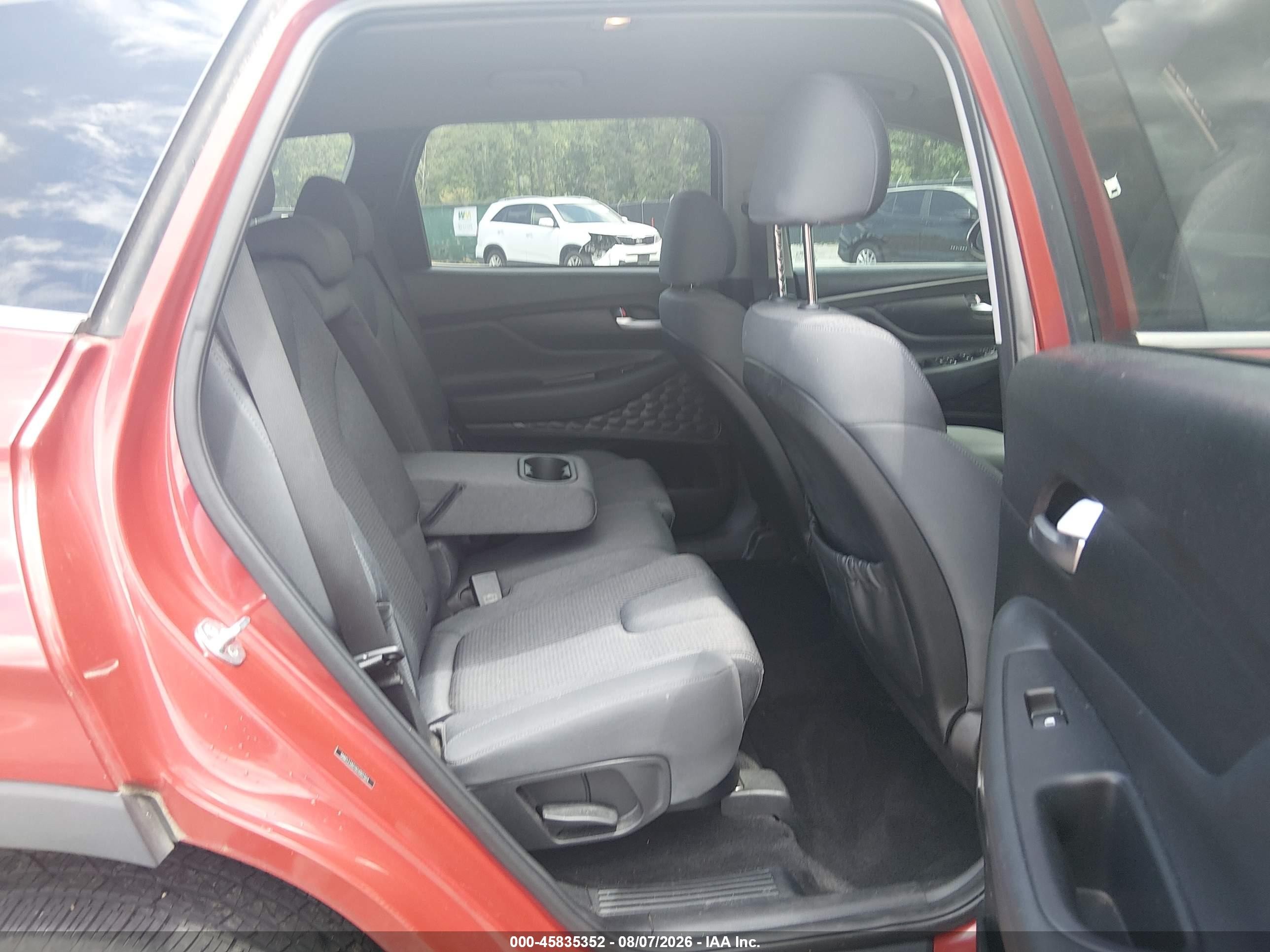 2019 Hyundai Santa Fe Sel Red vin: 5NMS33AD1KH001504