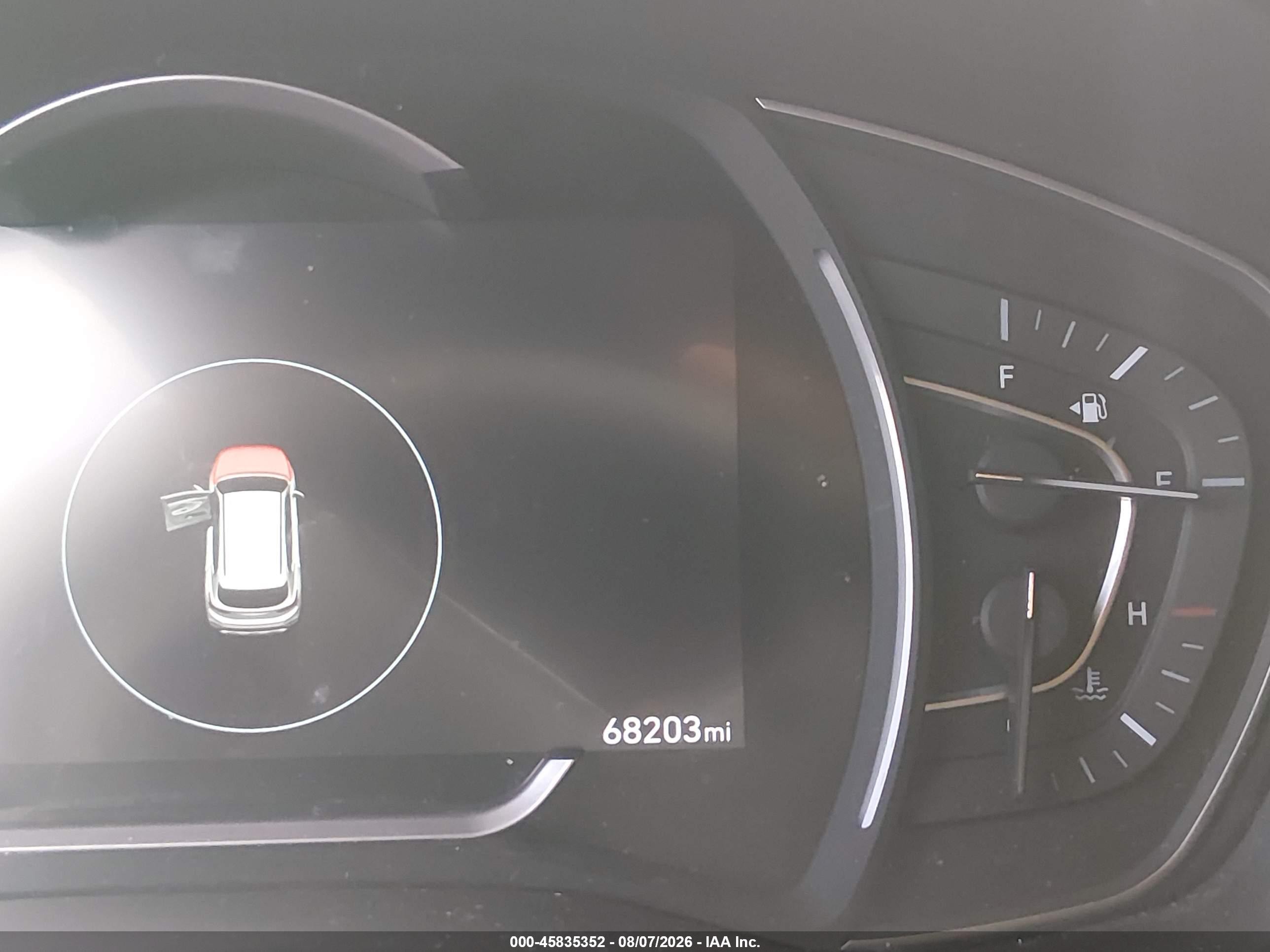 2019 Hyundai Santa Fe Sel Red vin: 5NMS33AD1KH001504