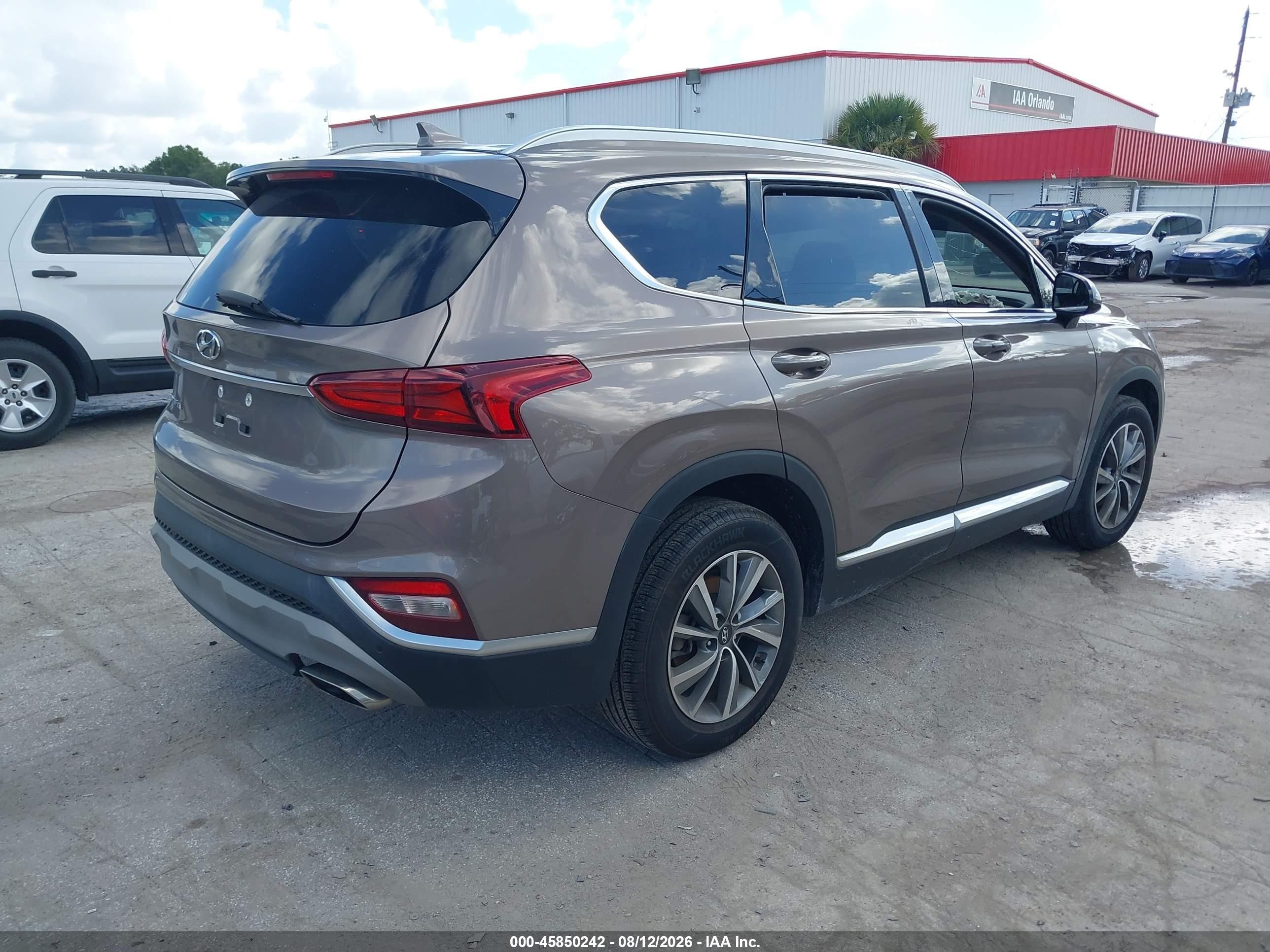 2020 Hyundai Santa Fe Sel Brown vin: 5NMS33AD1LH254646