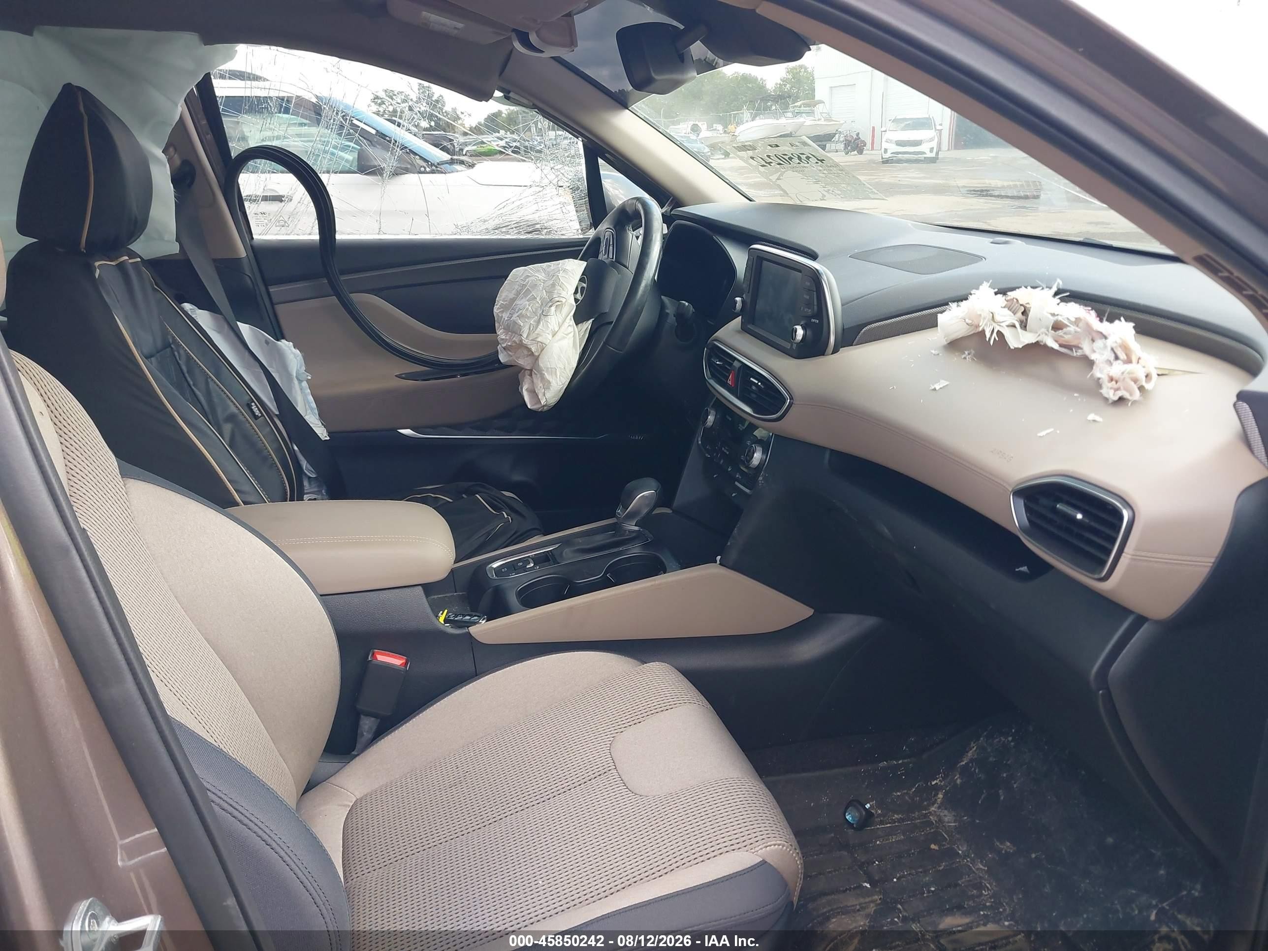 2020 Hyundai Santa Fe Sel Brown vin: 5NMS33AD1LH254646