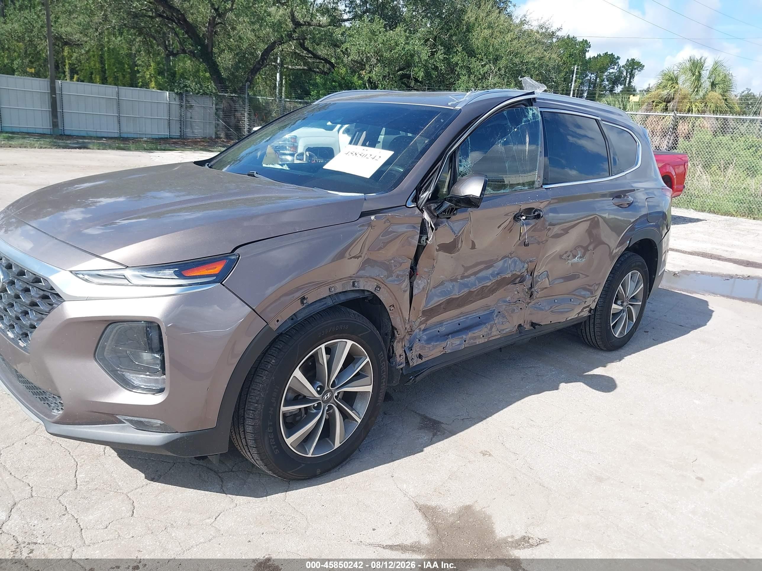 2020 Hyundai Santa Fe Sel Brown vin: 5NMS33AD1LH254646