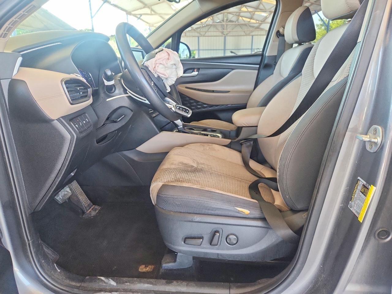 2019 Hyundai Santa Fe Sel 2.4l Gray vin: 5NMS33AD2KH106102