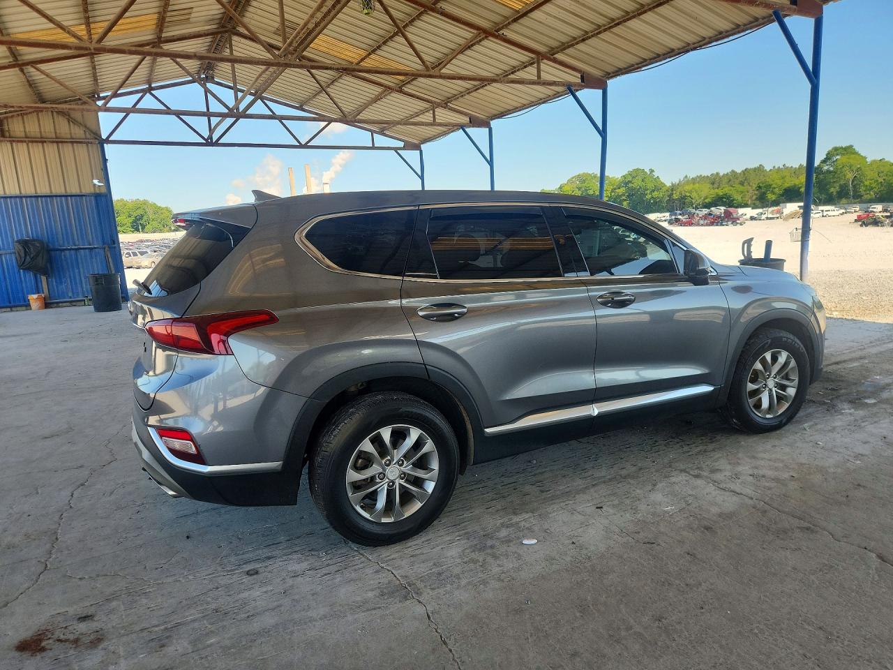 2019 Hyundai Santa Fe Sel 2.4l Gray vin: 5NMS33AD2KH106102