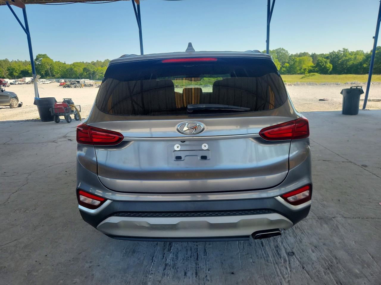 2019 Hyundai Santa Fe Sel 2.4l Gray vin: 5NMS33AD2KH106102