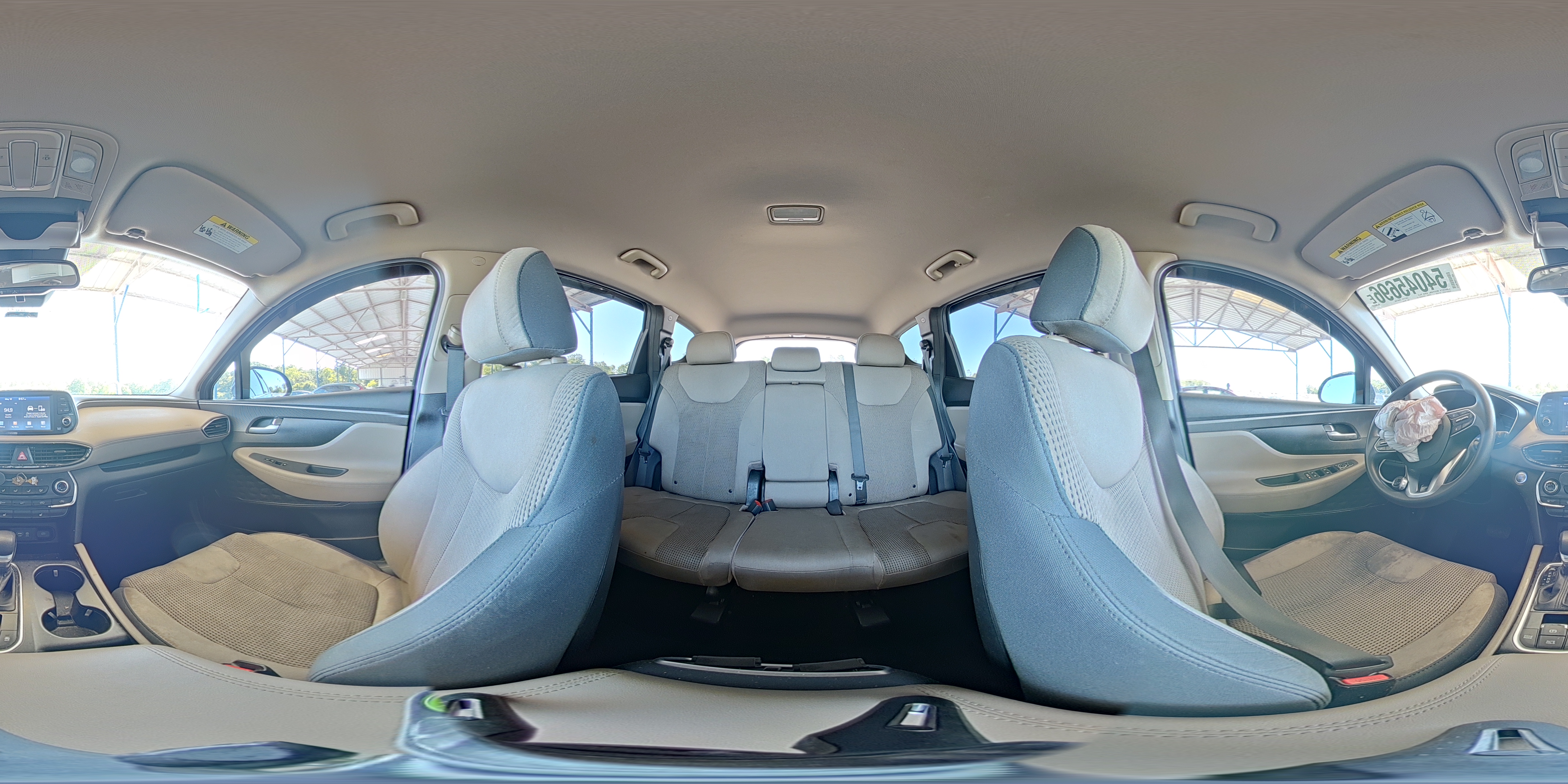 2019 Hyundai Santa Fe Sel 2.4l Gray vin: 5NMS33AD2KH106102
