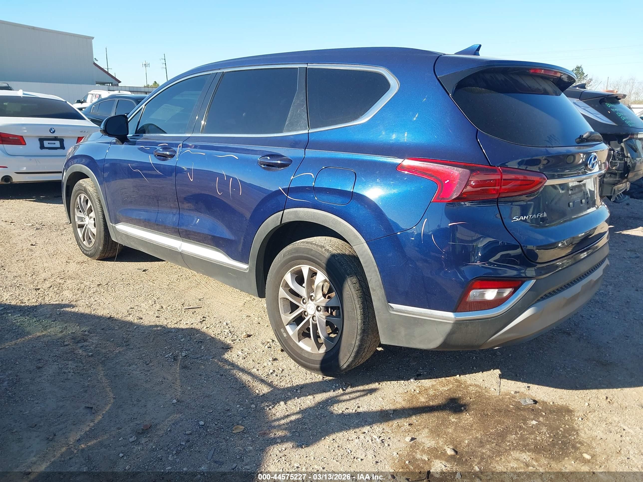 2020 Hyundai Santa Fe Sel Blue vin: 5NMS33AD2LH164471