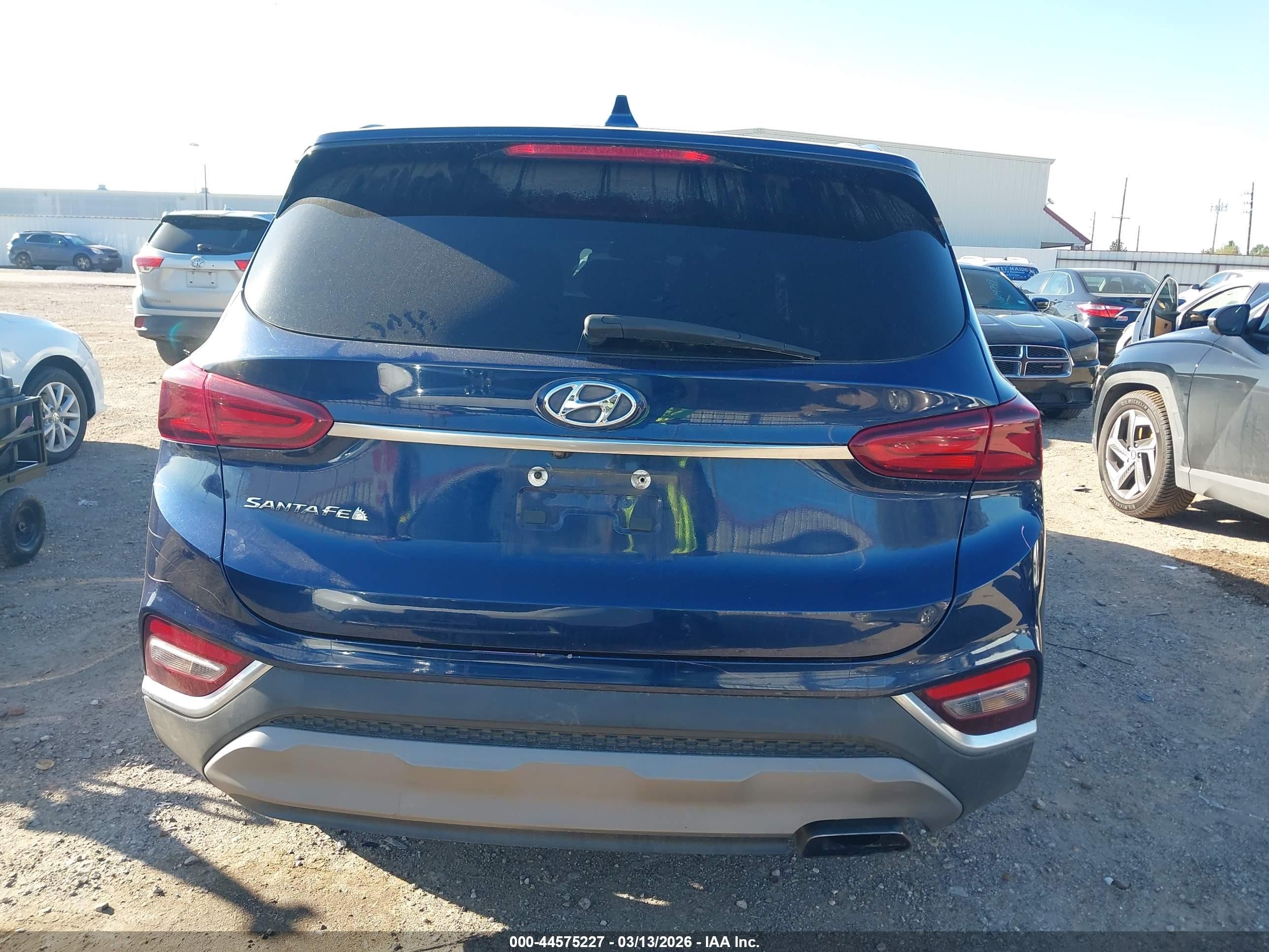 2020 Hyundai Santa Fe Sel Blue vin: 5NMS33AD2LH164471