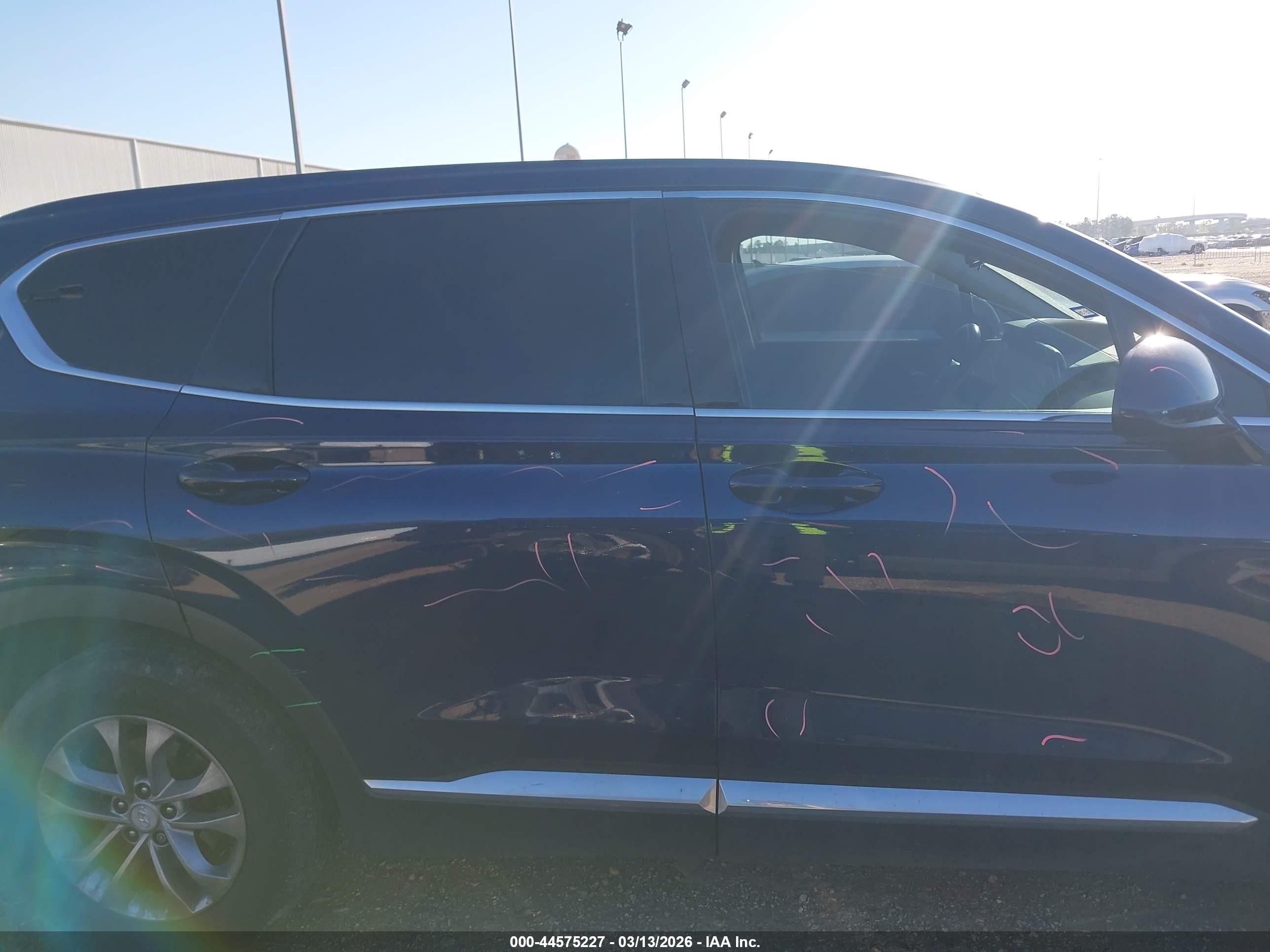 2020 Hyundai Santa Fe Sel Blue vin: 5NMS33AD2LH164471
