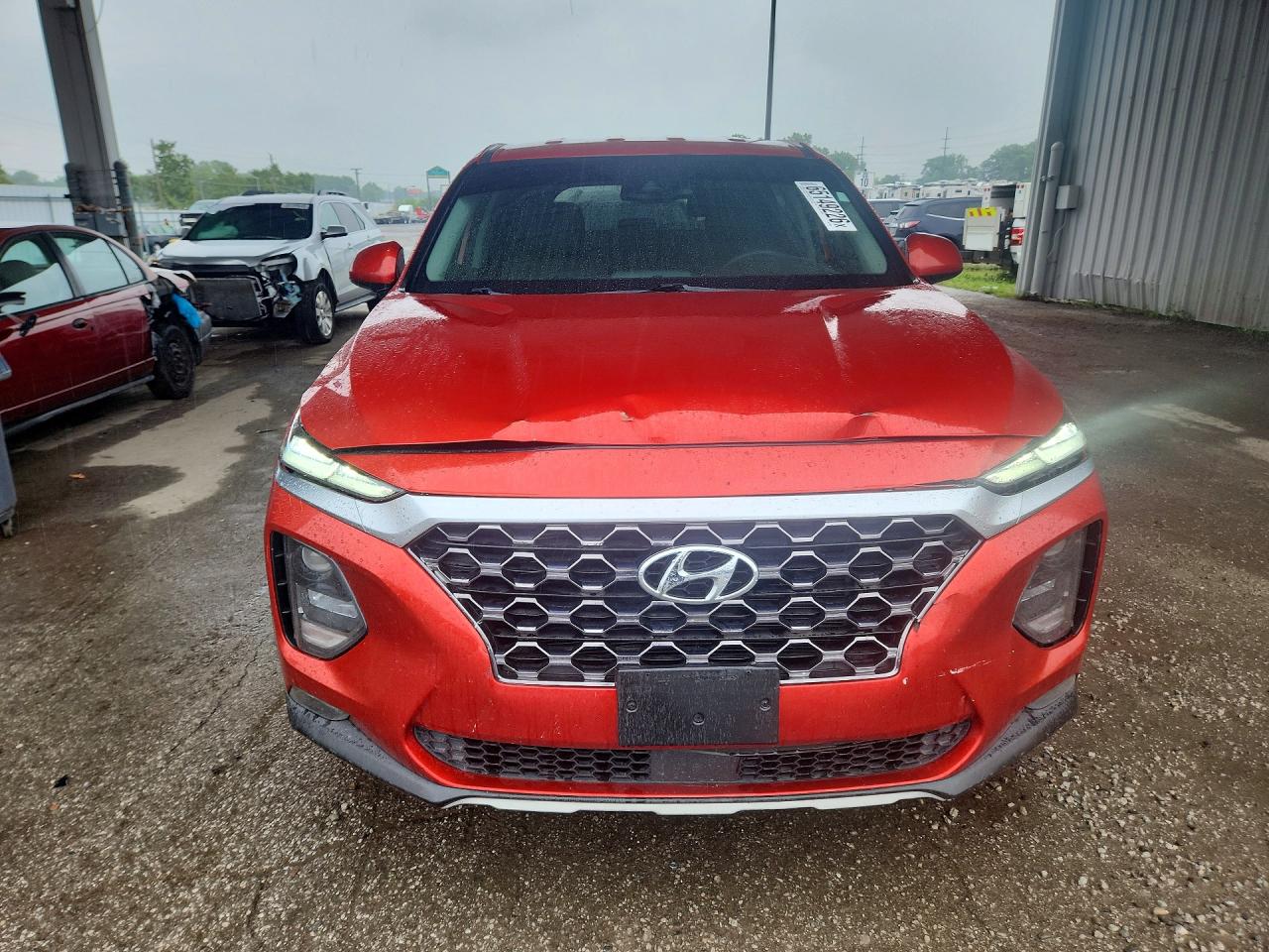 2020 Hyundai Santa Fe Sel Red vin: 5NMS33AD2LH196935