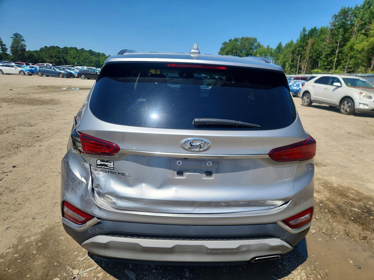 2020 Hyundai Santa Fe Sel Silver vin: 5NMS33AD3LH270900