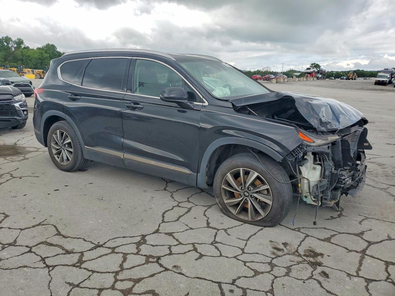 2019 Hyundai Santa Fe Sel Plus 2.4l Black vin: 5NMS33AD4KH013534
