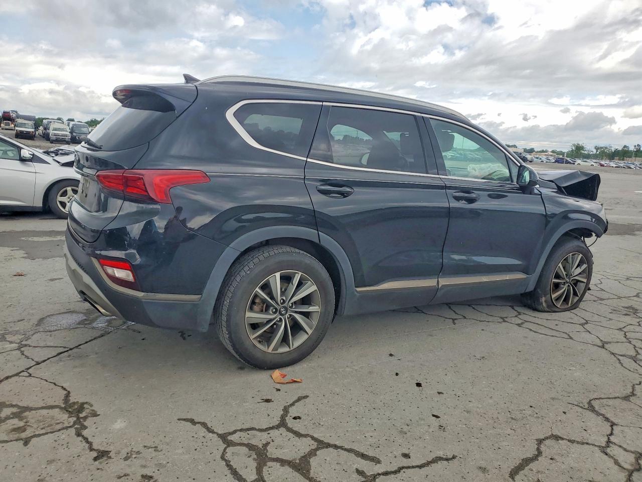 2019 Hyundai Santa Fe Sel Plus 2.4l Black vin: 5NMS33AD4KH013534
