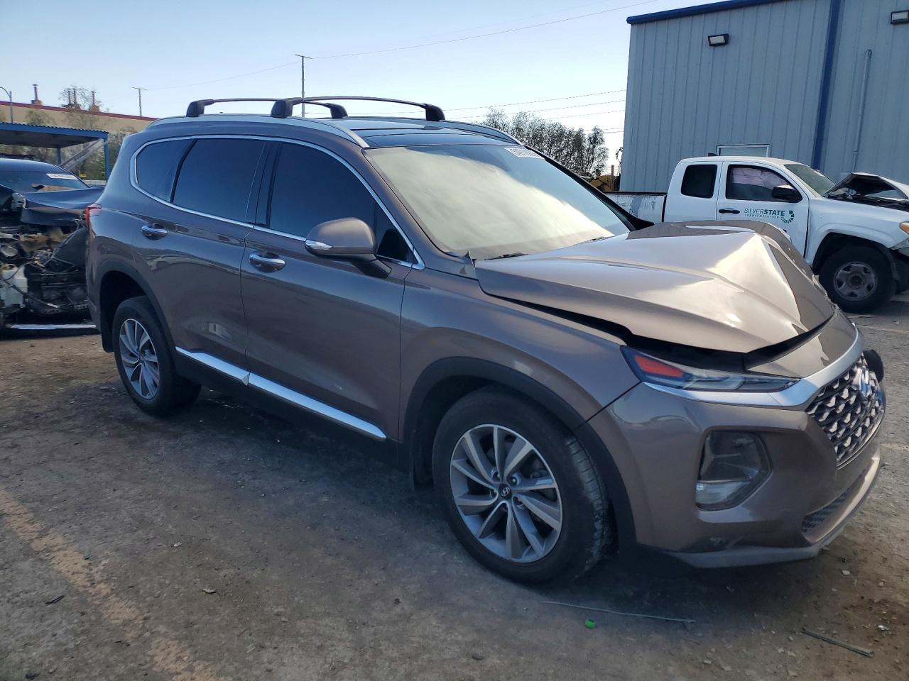 2020 Hyundai Santa Fe Sel Gray vin: 5NMS33AD4LH269335