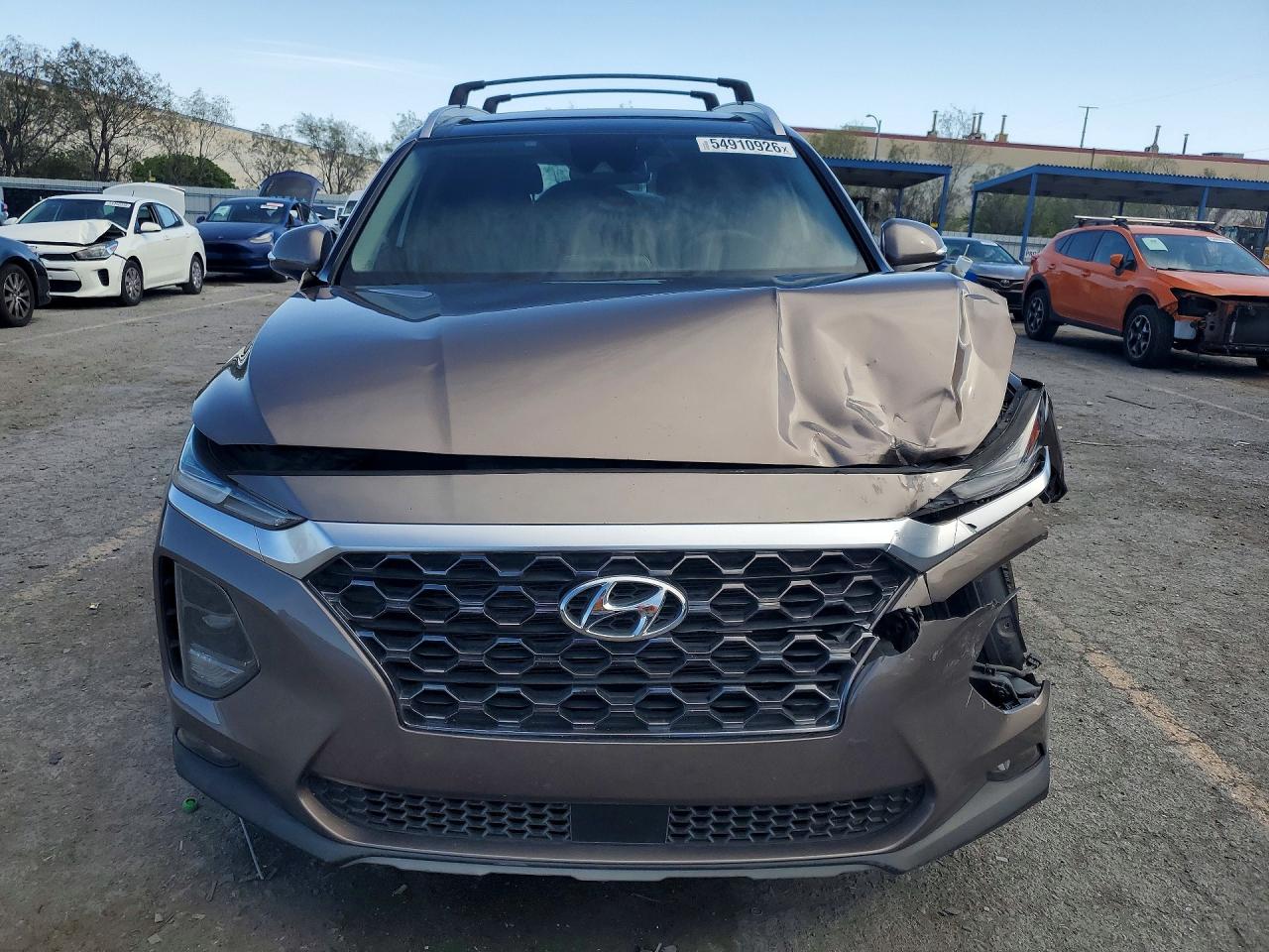 2020 Hyundai Santa Fe Sel Gray vin: 5NMS33AD4LH269335