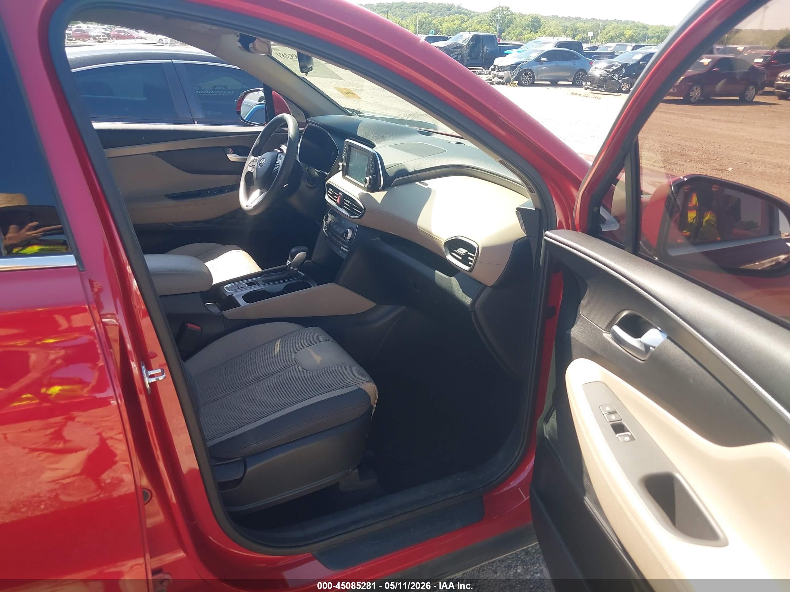 2020 Hyundai Santa Fe Sel Red vin: 5NMS33AD6LH150184