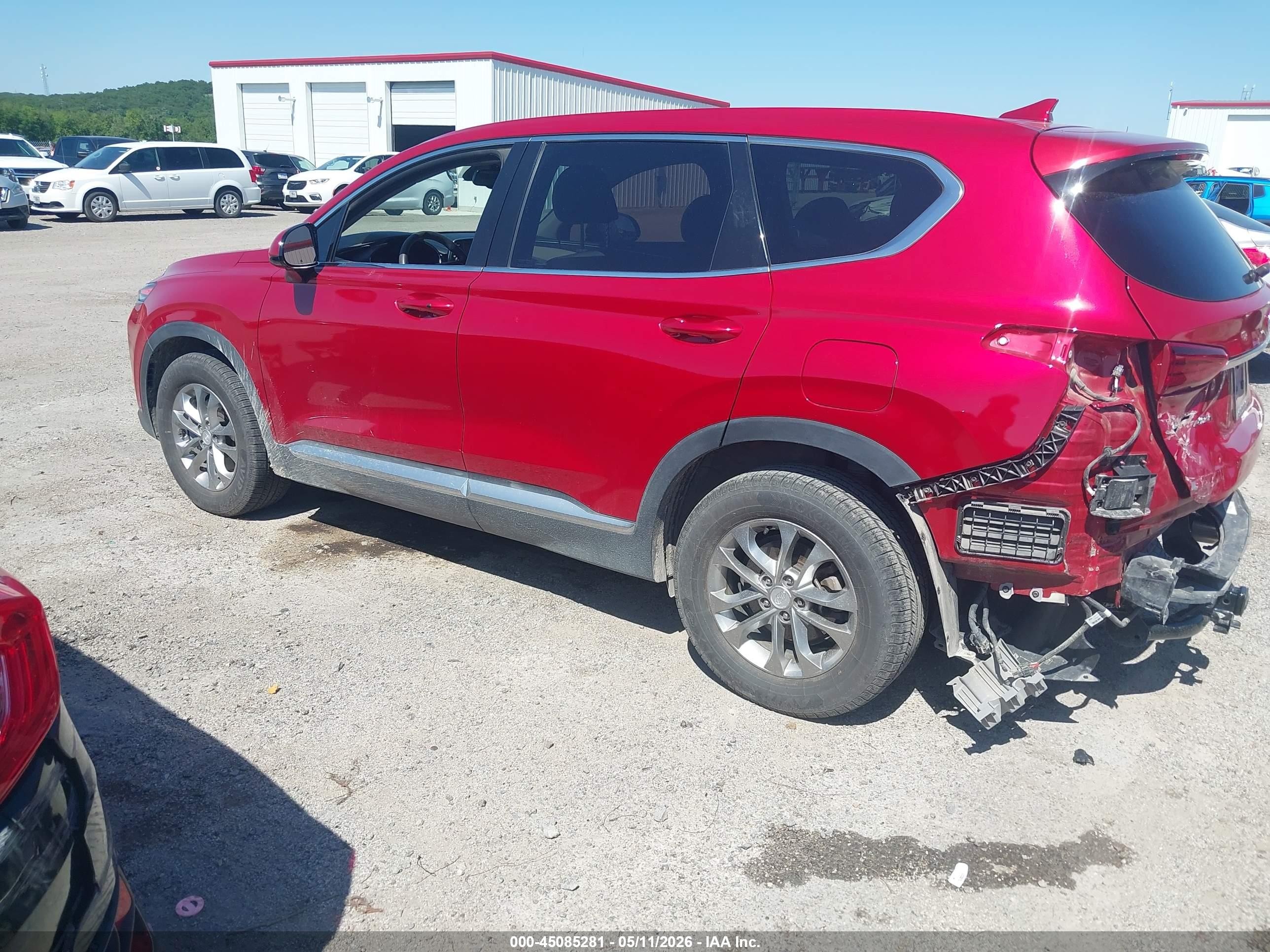 2020 Hyundai Santa Fe Sel Red vin: 5NMS33AD6LH150184
