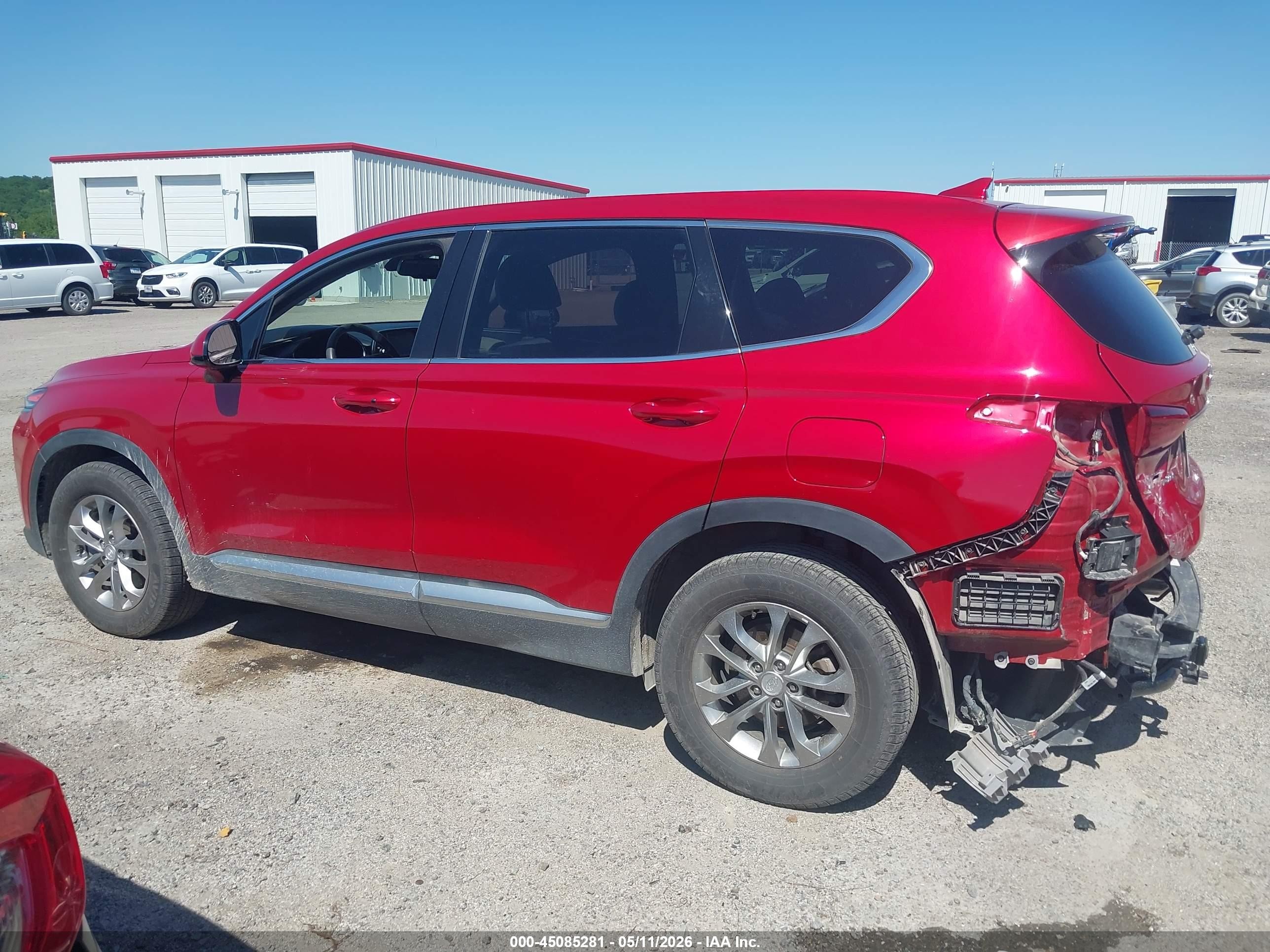 2020 Hyundai Santa Fe Sel Red vin: 5NMS33AD6LH150184