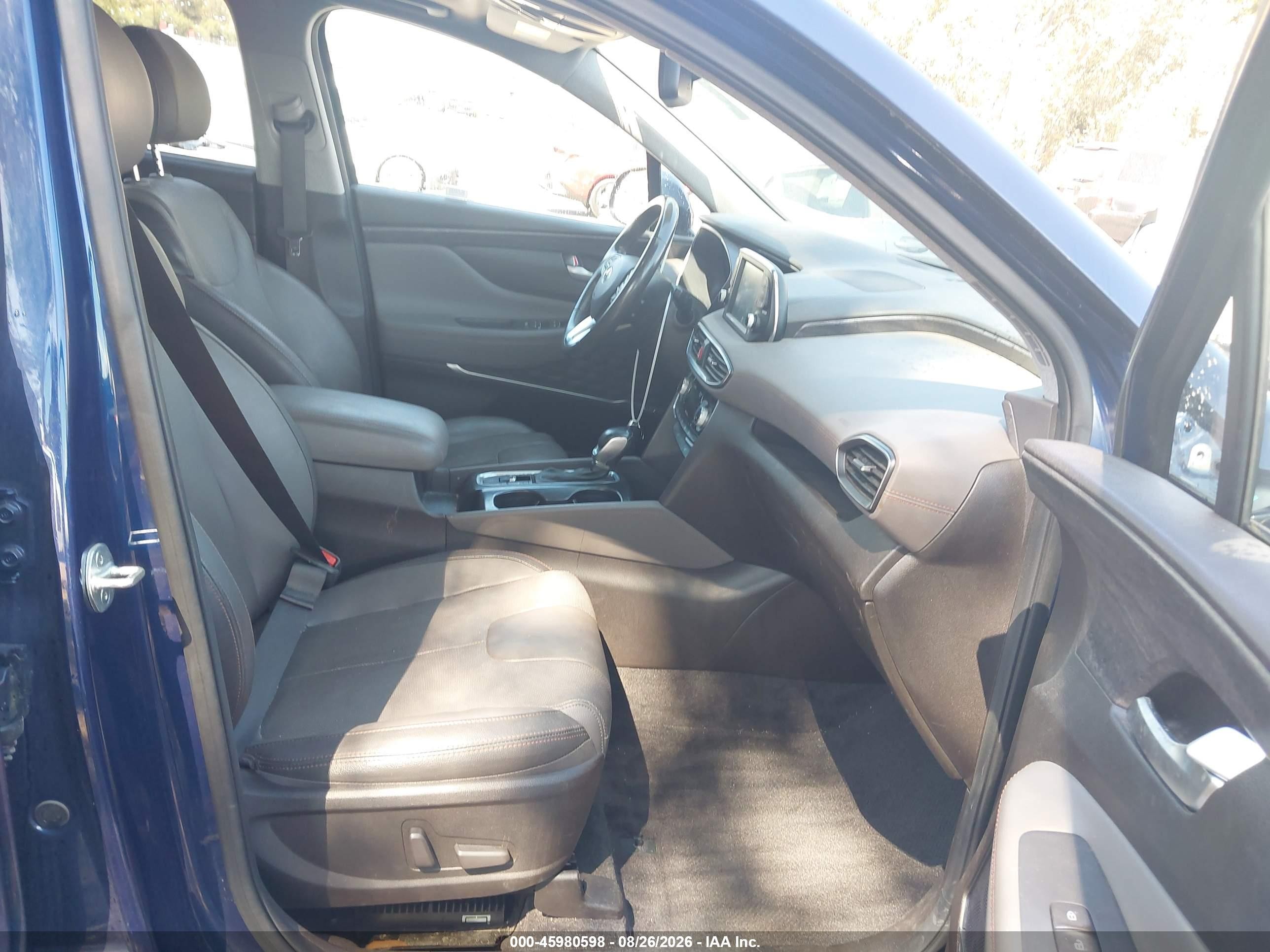 2020 Hyundai Santa Fe Sel Blue vin: 5NMS33AD7LH150355