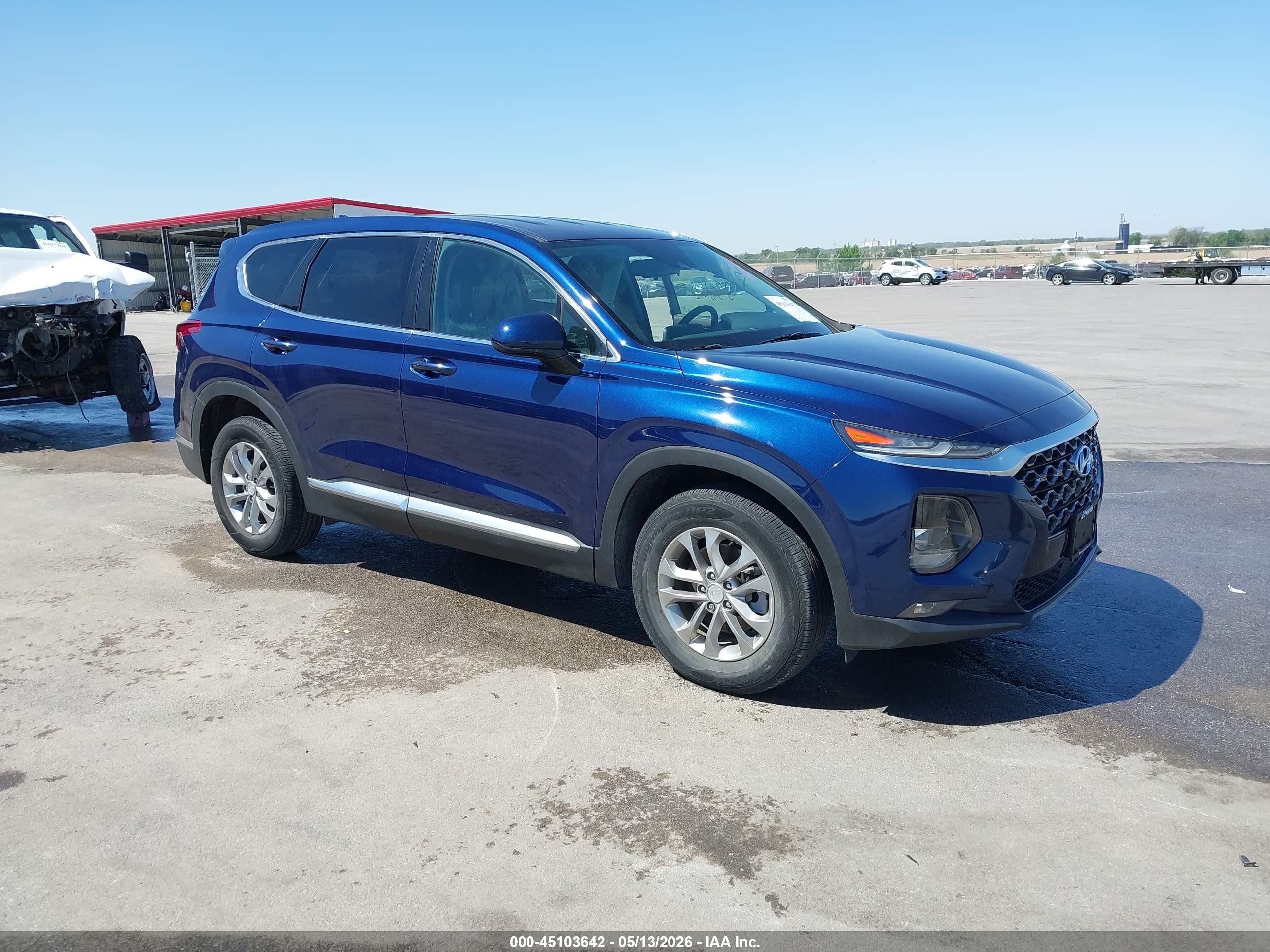 2020 Hyundai Santa Fe Sel Blue vin: 5NMS33AD8LH195627