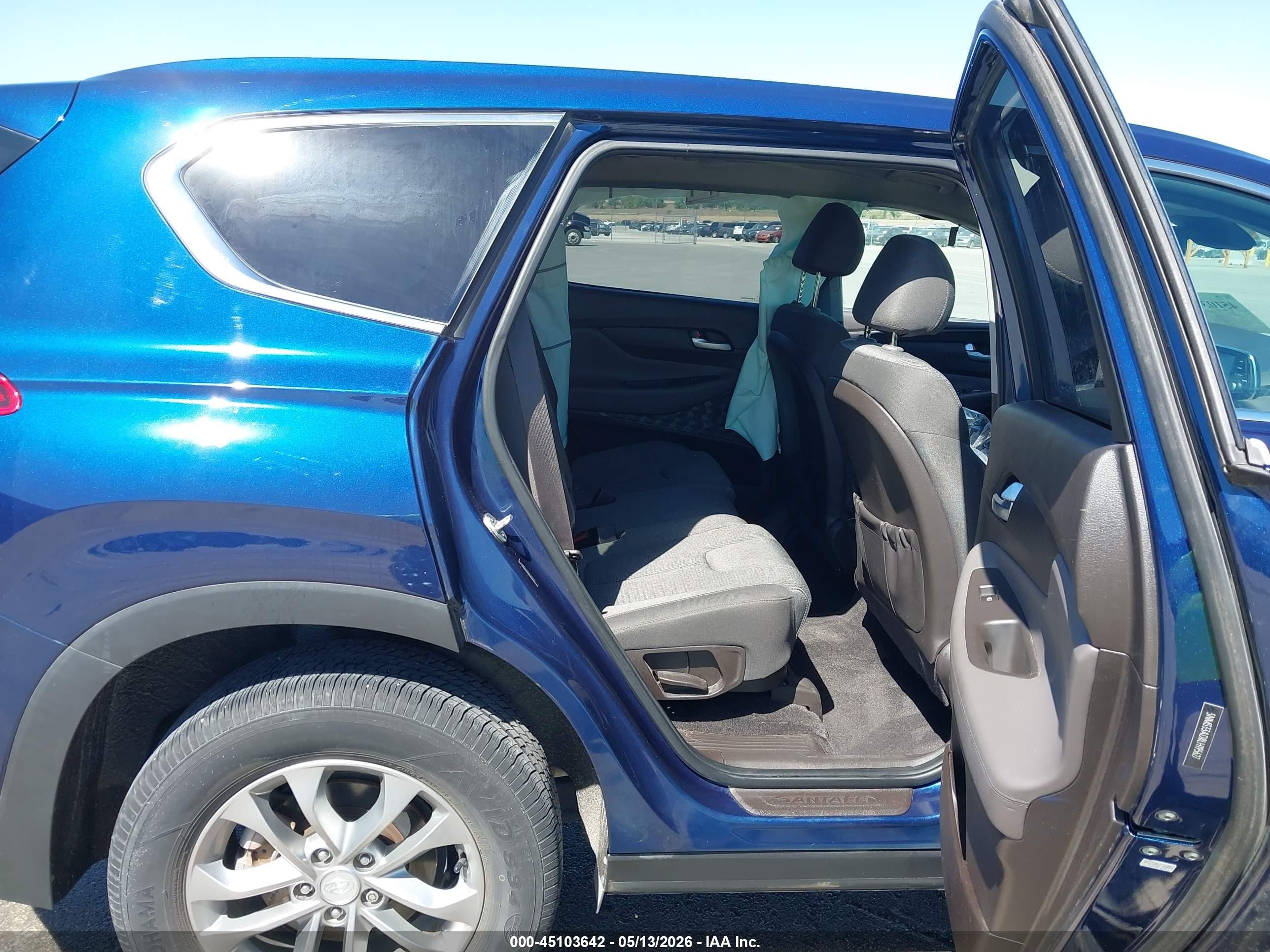 2020 Hyundai Santa Fe Sel Blue vin: 5NMS33AD8LH195627