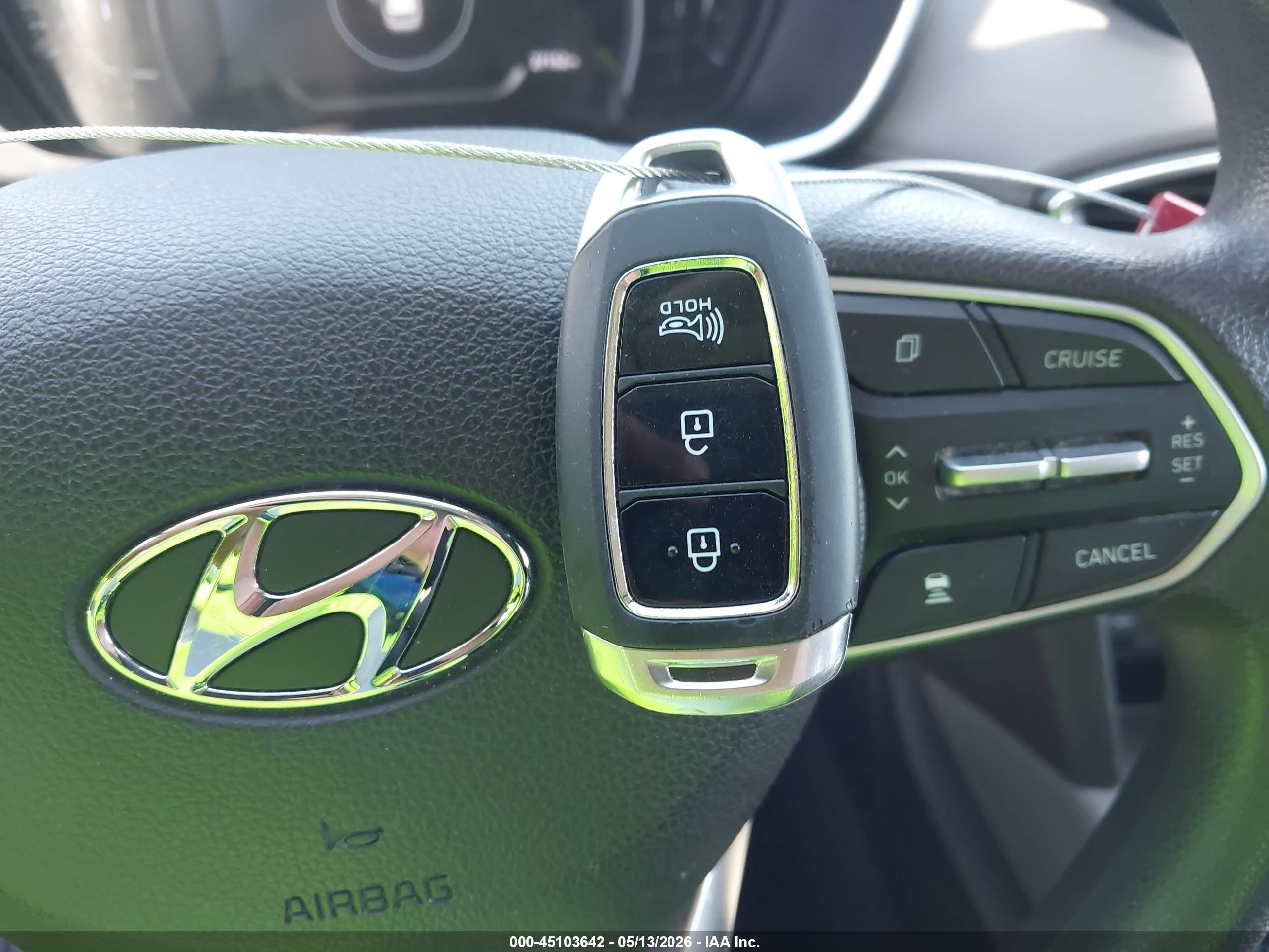 2020 Hyundai Santa Fe Sel Blue vin: 5NMS33AD8LH195627