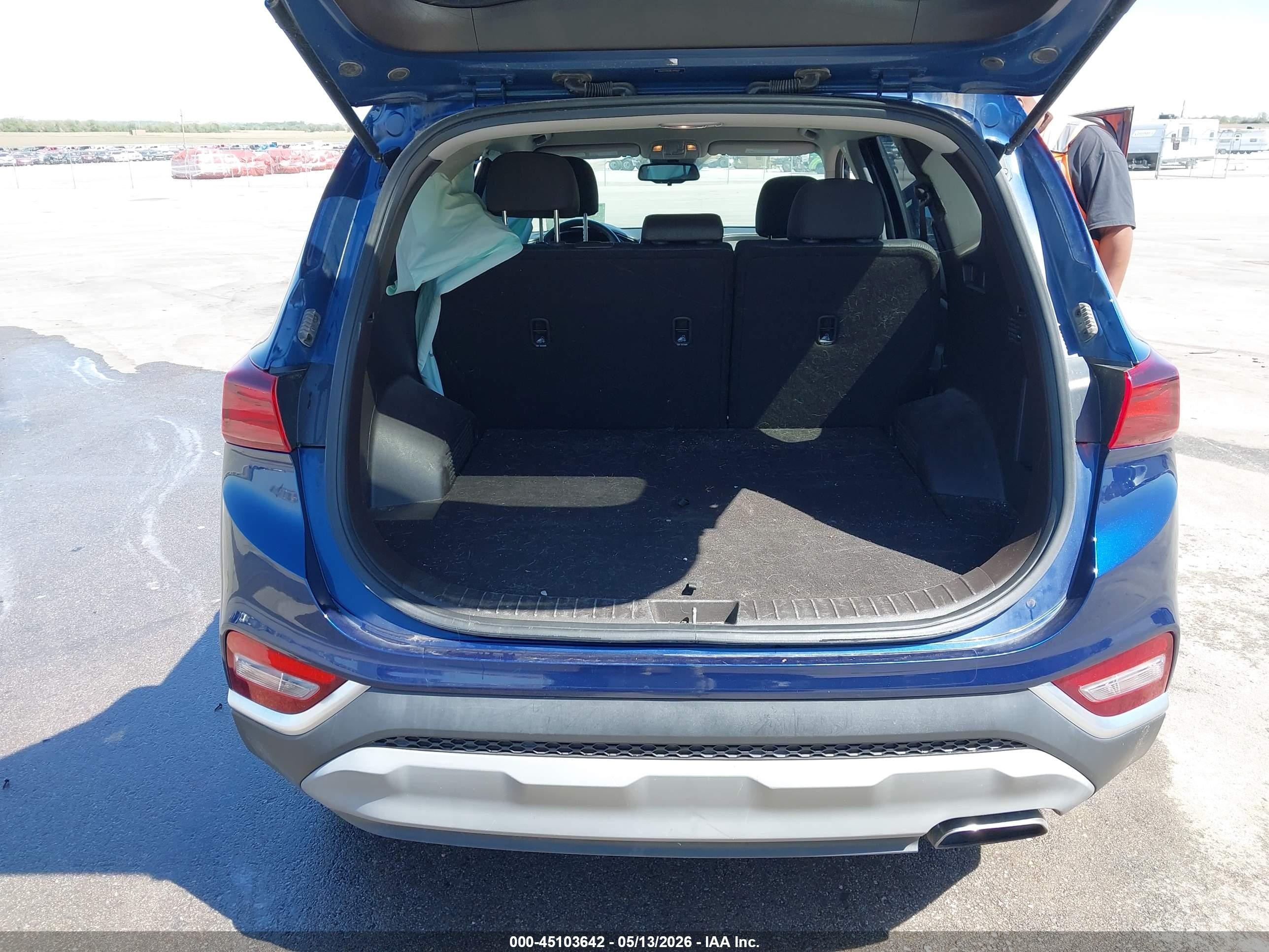 2020 Hyundai Santa Fe Sel Blue vin: 5NMS33AD8LH195627