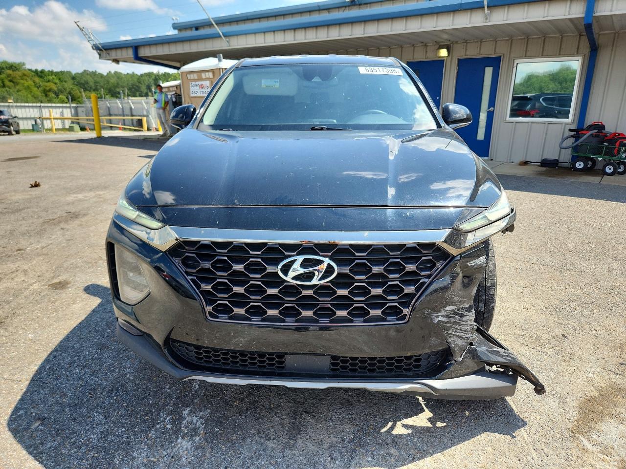 2019 Hyundai Santa Fe Sel 2.4l Black vin: 5NMS33AD9KH069159