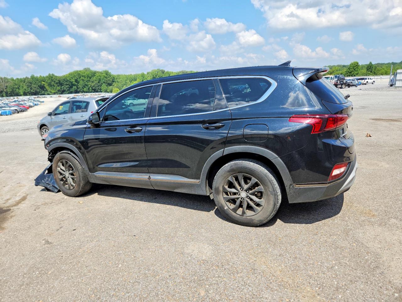 2019 Hyundai Santa Fe Sel 2.4l Black vin: 5NMS33AD9KH069159