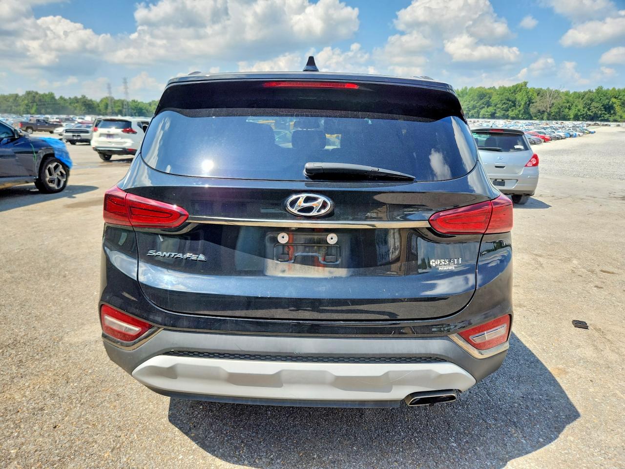 2019 Hyundai Santa Fe Sel 2.4l Black vin: 5NMS33AD9KH069159