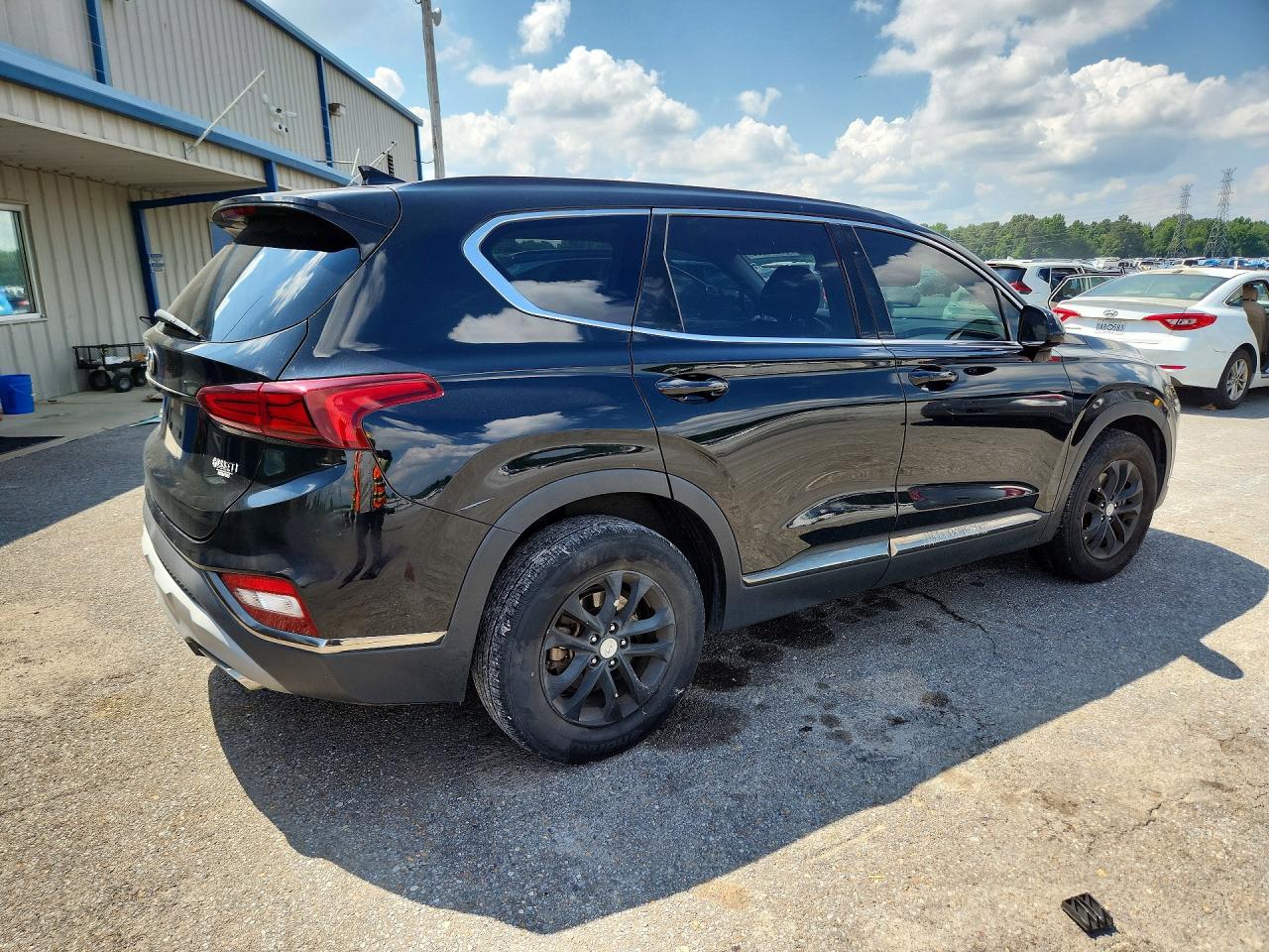 2019 Hyundai Santa Fe Sel 2.4l Black vin: 5NMS33AD9KH069159