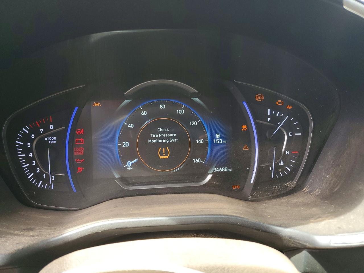 2020 Hyundai Santa Fe Sel Оранжевый vin: 5NMS33AD9LH205002