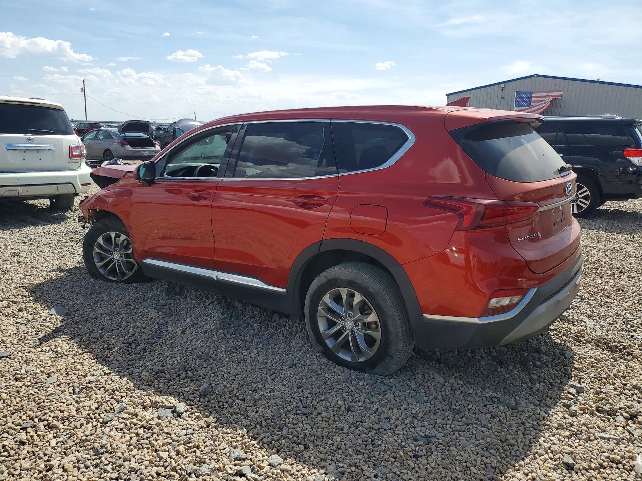 2020 Hyundai Santa Fe Sel Оранжевый vin: 5NMS33AD9LH205002