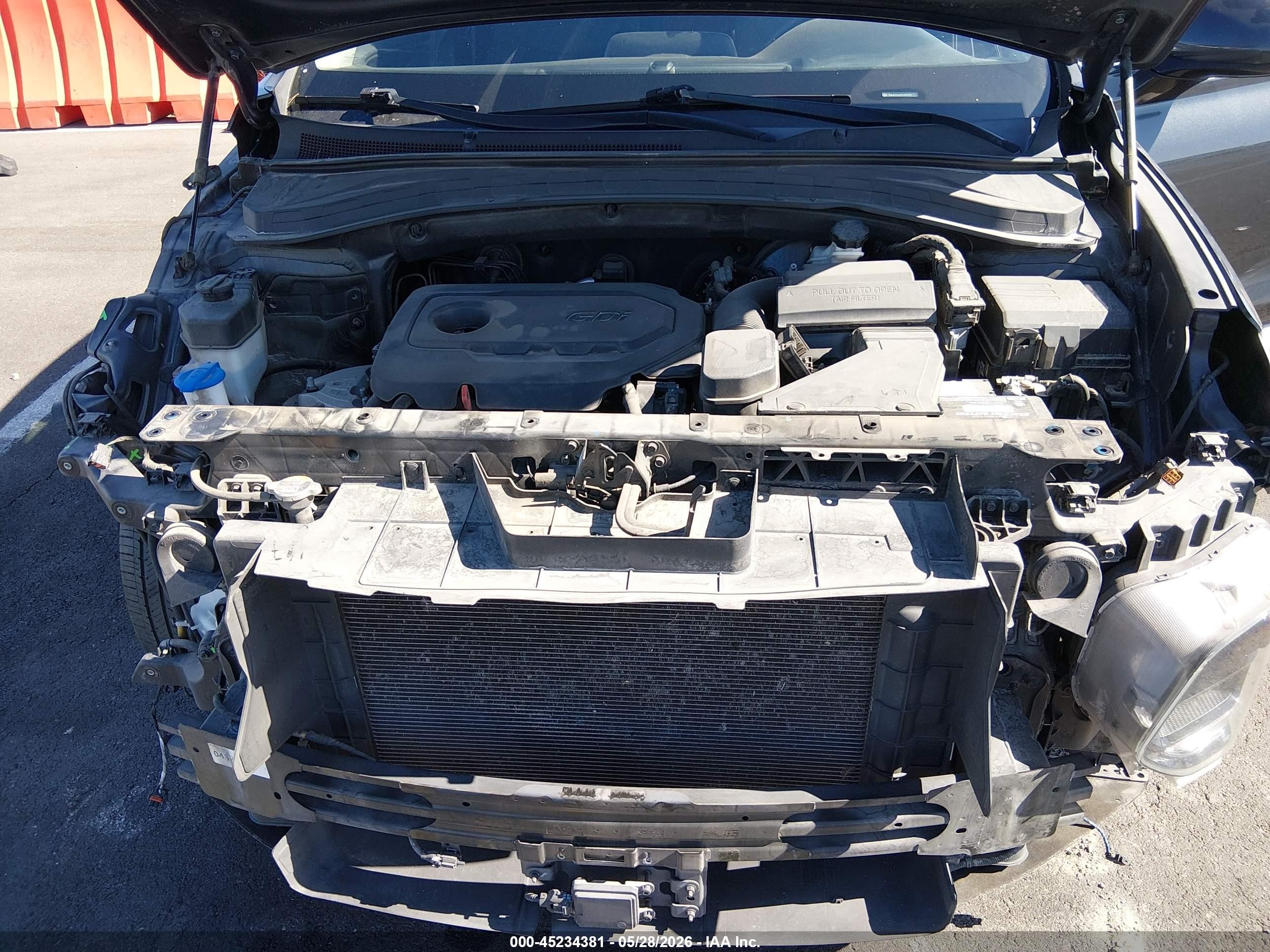 2020 Hyundai Santa Fe Sel Серый vin: 5NMS33AD9LH217912