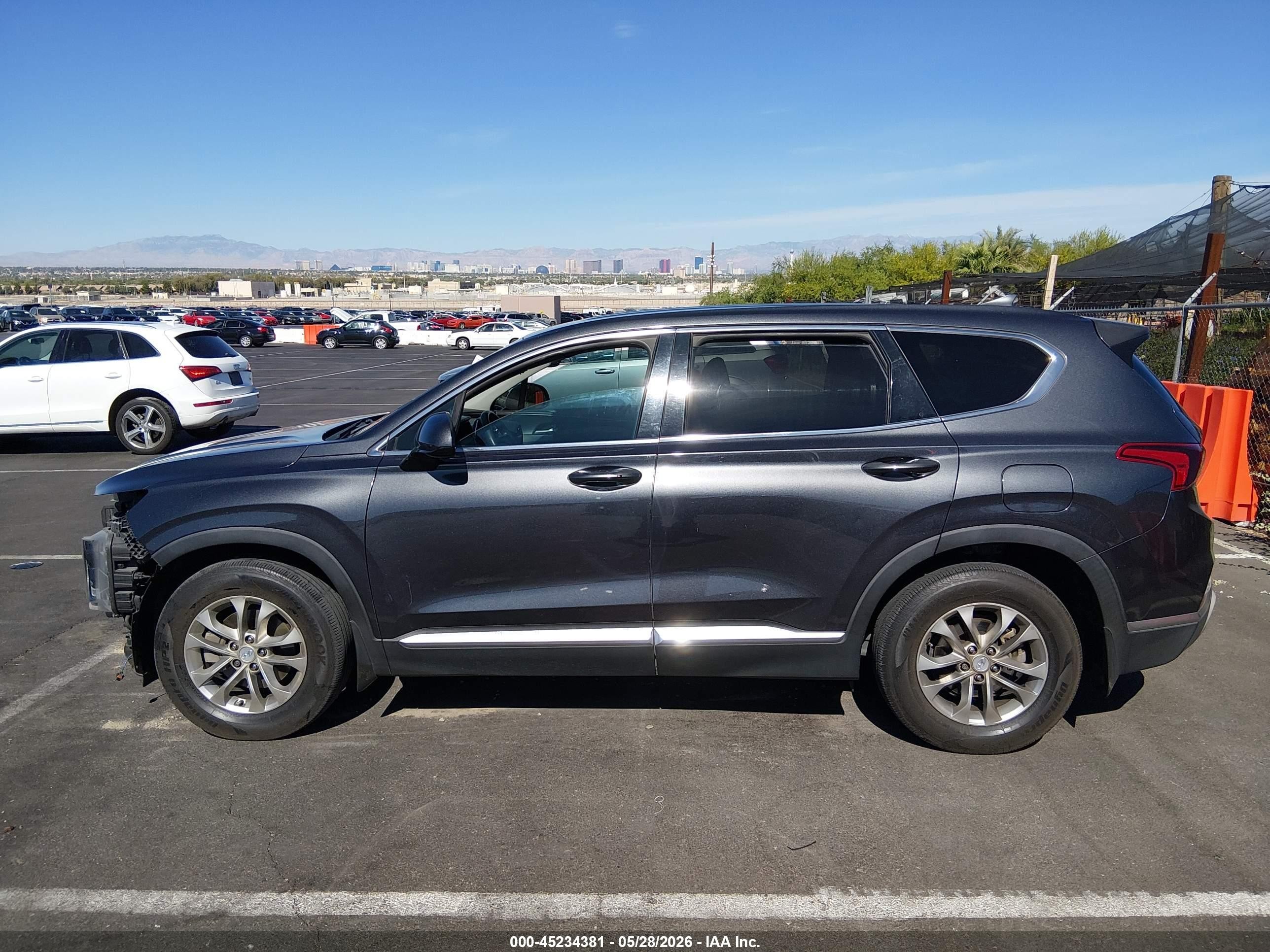 2020 Hyundai Santa Fe Sel Серый vin: 5NMS33AD9LH217912