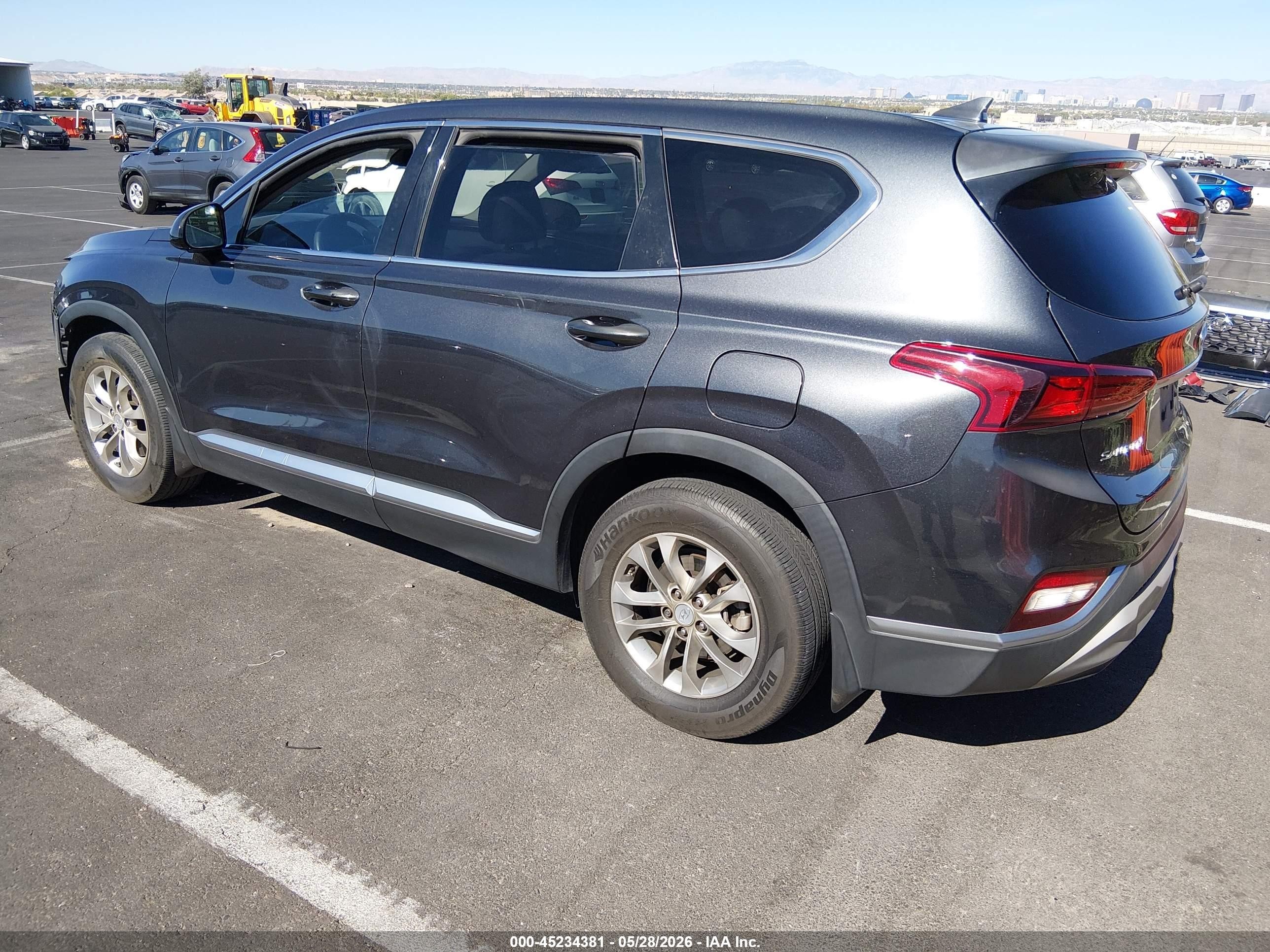 2020 Hyundai Santa Fe Sel Серый vin: 5NMS33AD9LH217912