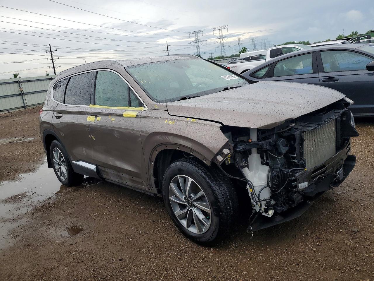 2019 Hyundai Santa Fe Sel Plus 2.4l Коричневый vin: 5NMS33ADXKH049051
