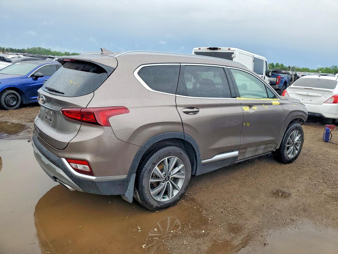 2019 Hyundai Santa Fe Sel Plus 2.4l Коричневый vin: 5NMS33ADXKH049051